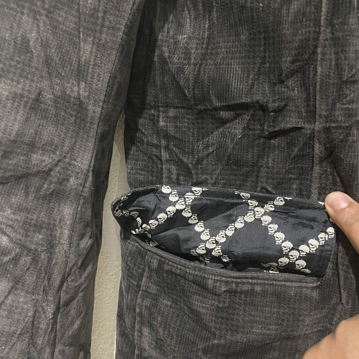Japanese Brand × Takeo Kikuchi Vintage Takeo Kikuchi Chore Jacket Skull Full Print Size US M / EU 48-50 / 2 - 5 Thumbnail