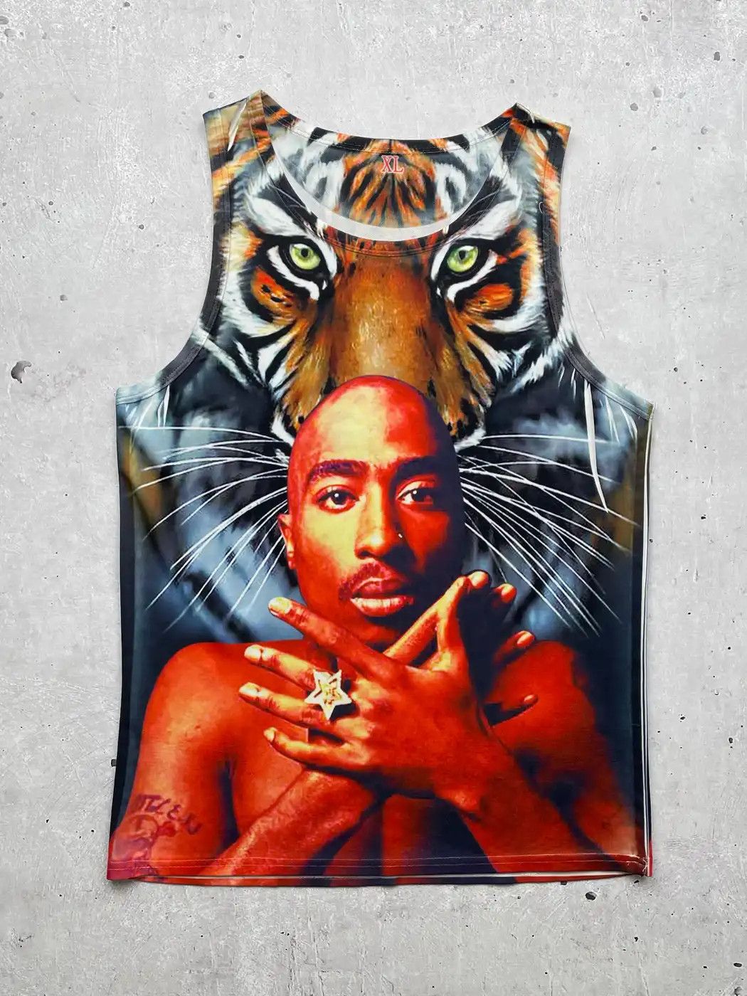Other 2pac Vintage Tiger Tank Top Size US XL / EU 56 / 4 - 1 Thumbnail