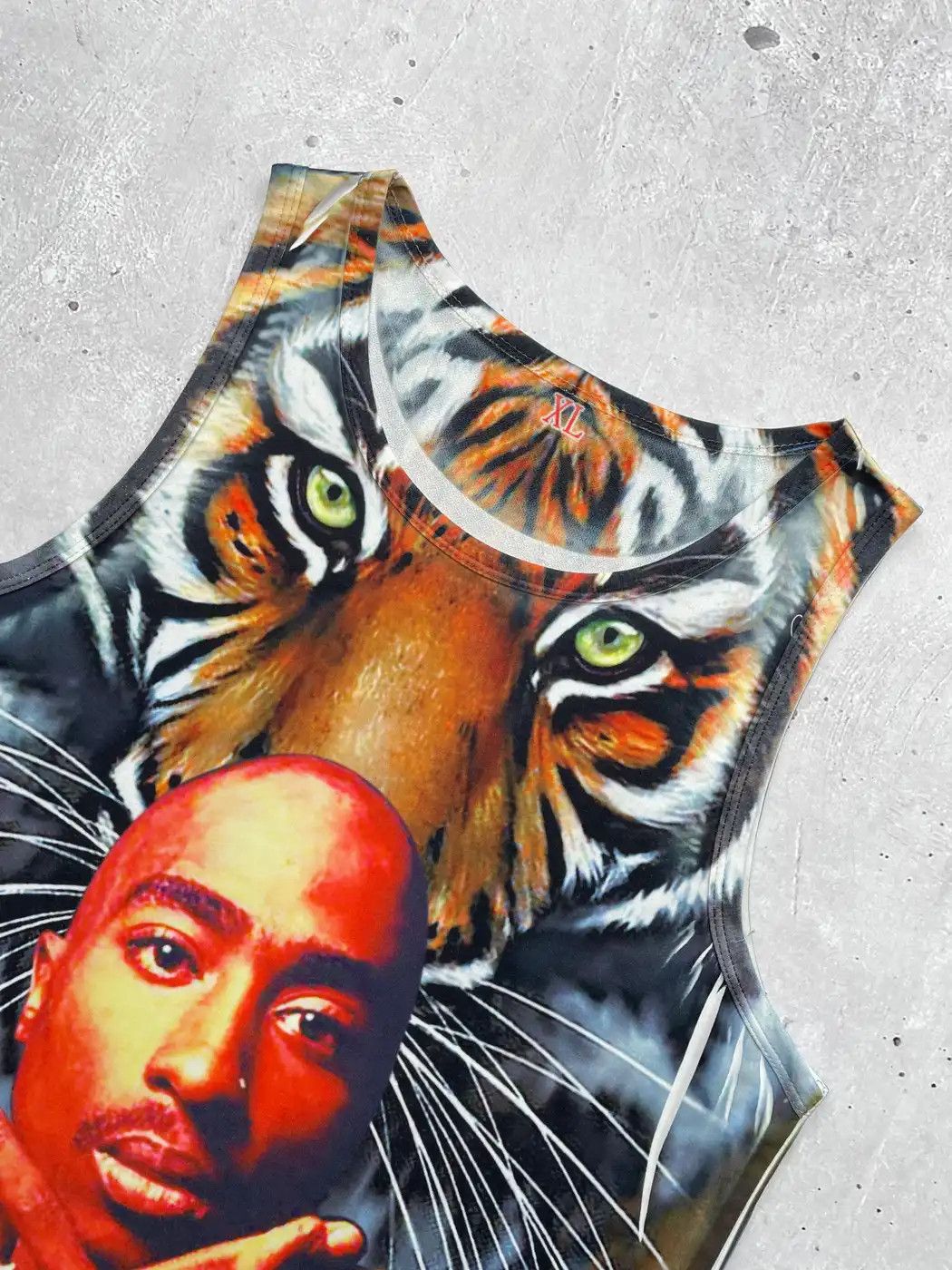 Other 2pac Vintage Tiger Tank Top Size US XL / EU 56 / 4 - 2 Thumbnail