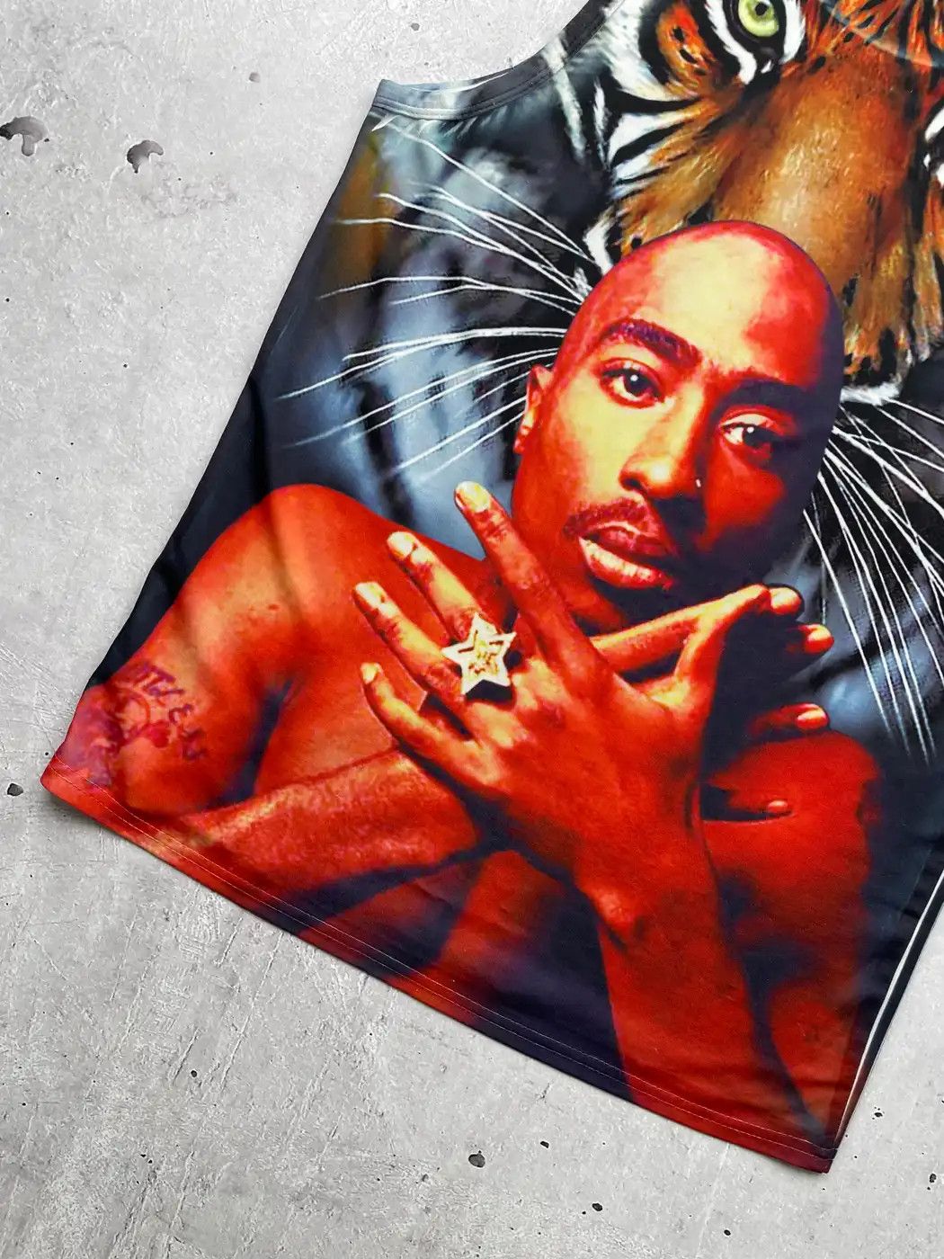Other 2pac Vintage Tiger Tank Top Size US XL / EU 56 / 4 - 6 Thumbnail