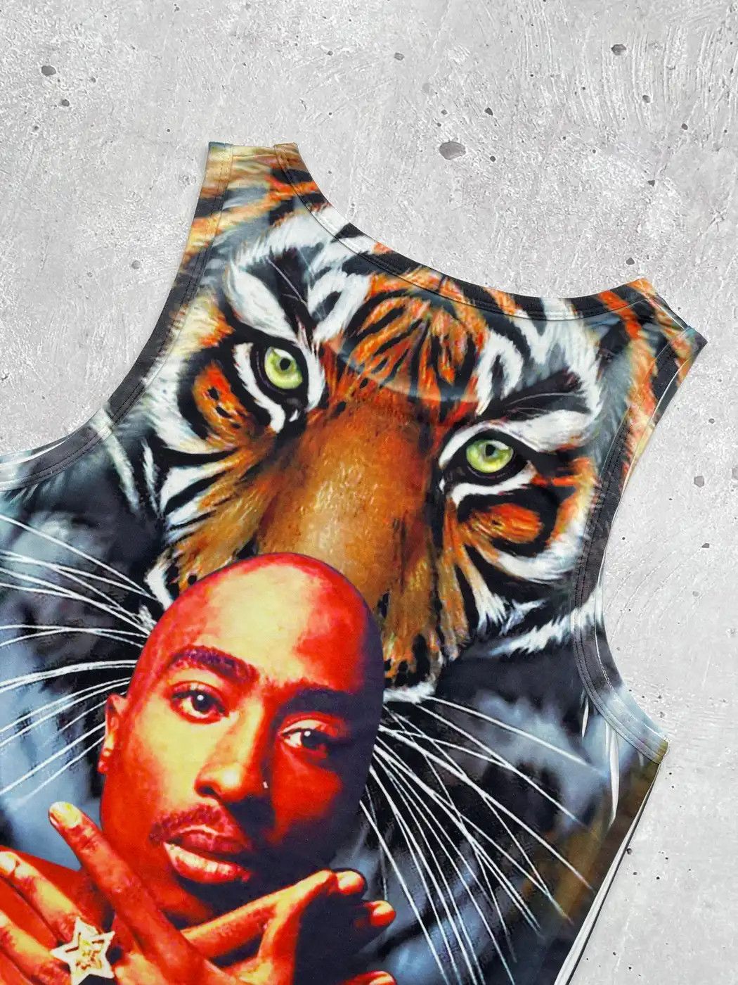 Other 2pac Vintage Tiger Tank Top Size US XL / EU 56 / 4 - 5 Thumbnail
