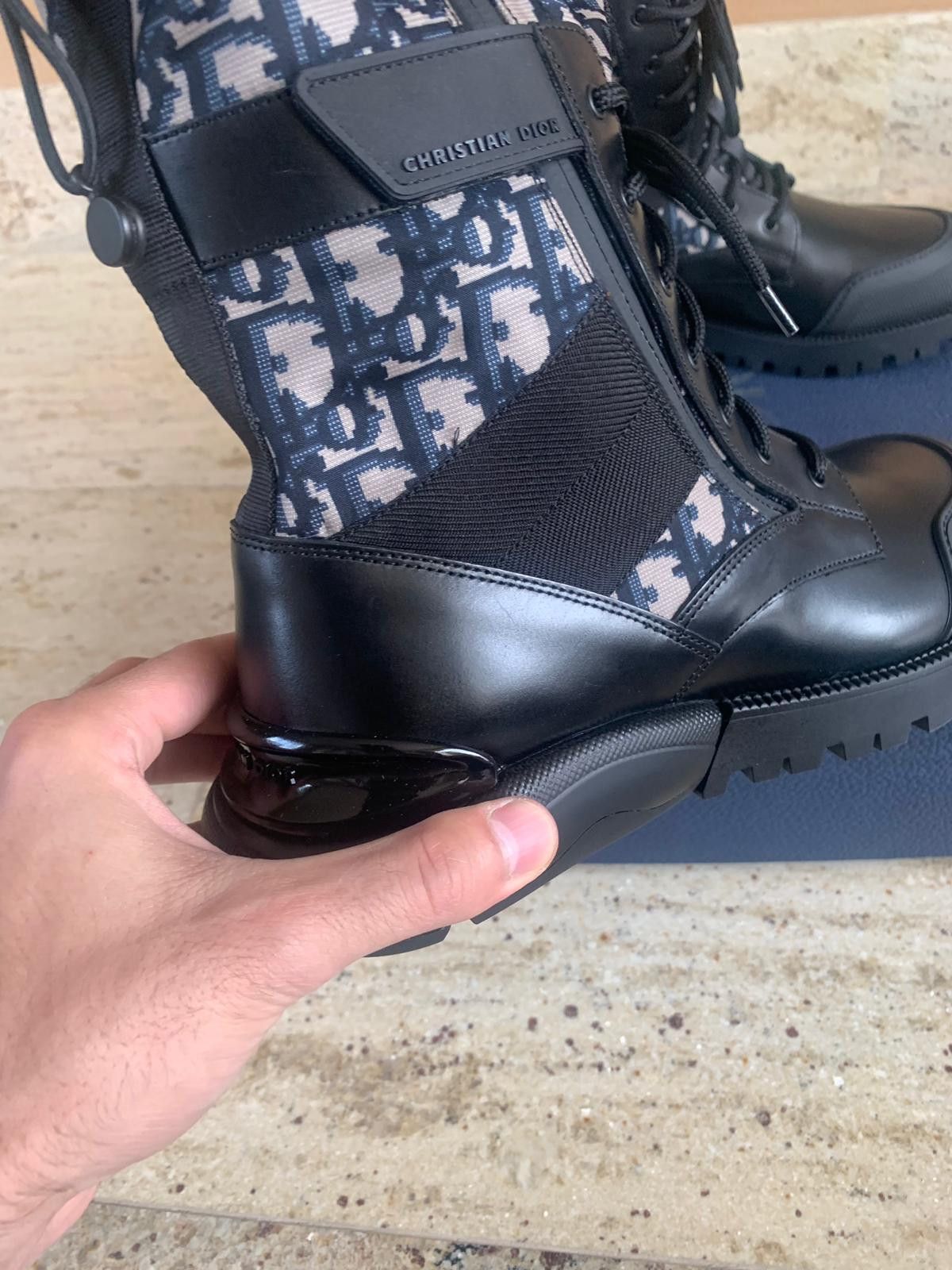 Dior Combat High Boots in Black Size US 7 / EU 40 - 10 Thumbnail