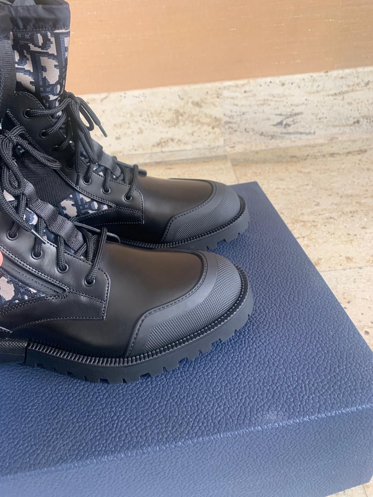 Dior Combat High Boots in Black Size US 7 / EU 40 - 19 Thumbnail