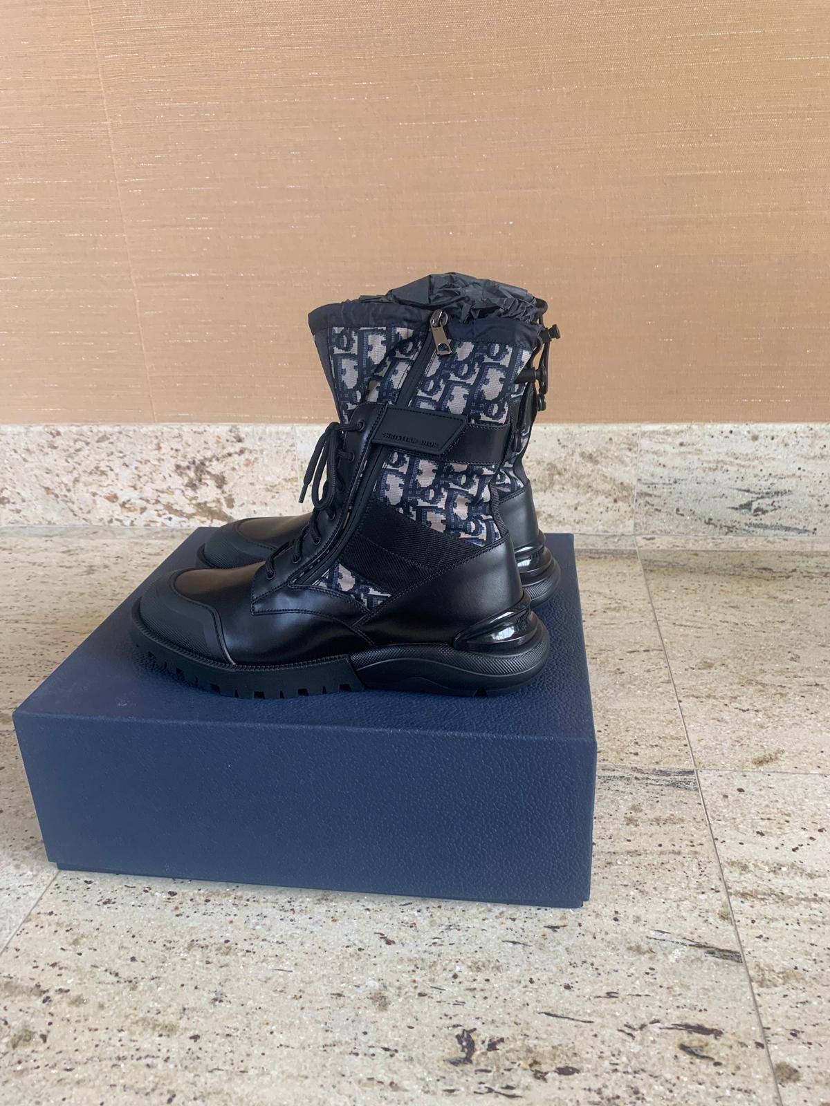 Dior Combat High Boots in Black Size US 7 / EU 40 - 3 Thumbnail
