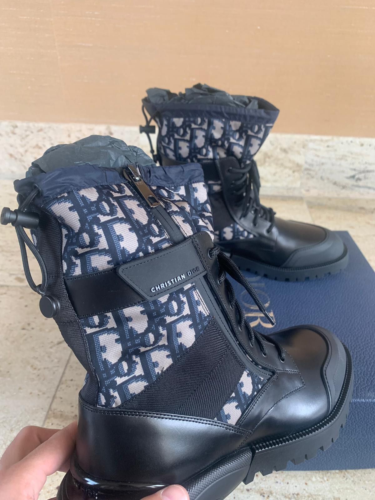 Dior Combat High Boots in Black Size US 7 / EU 40 - 11 Thumbnail