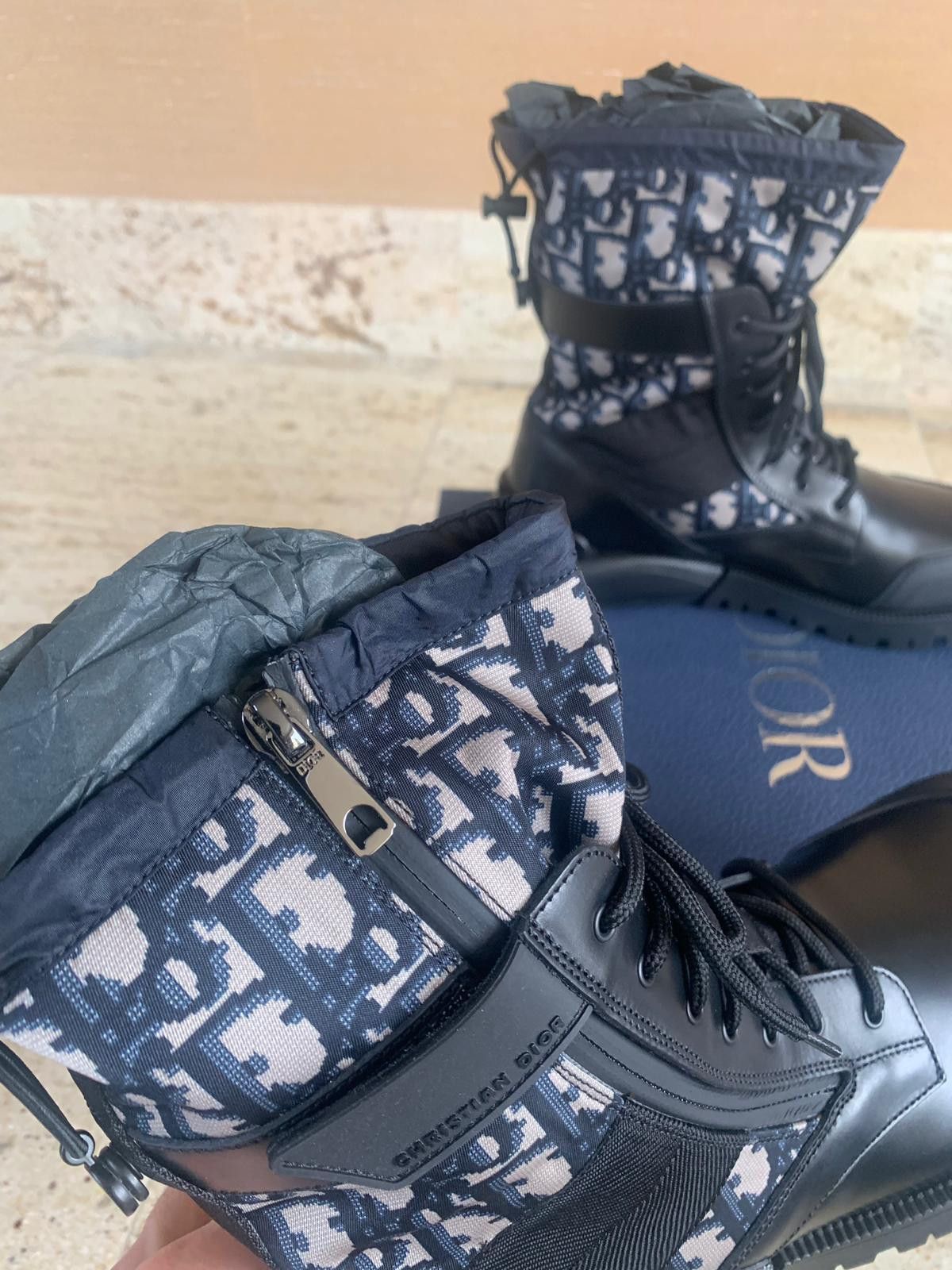 Dior Combat High Boots in Black Size US 7 / EU 40 - 17 Thumbnail