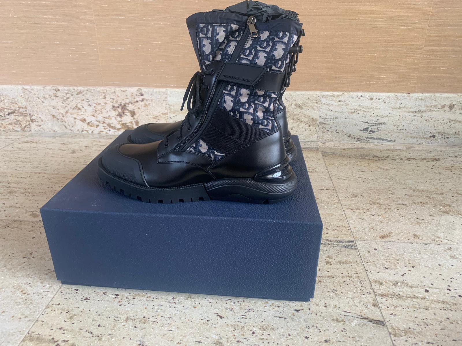 Dior Combat High Boots in Black Size US 7 / EU 40 - 2 Thumbnail