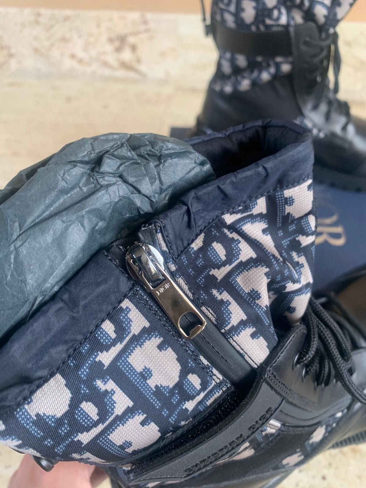 Dior Combat High Boots in Black Size US 7 / EU 40 - 18 Thumbnail