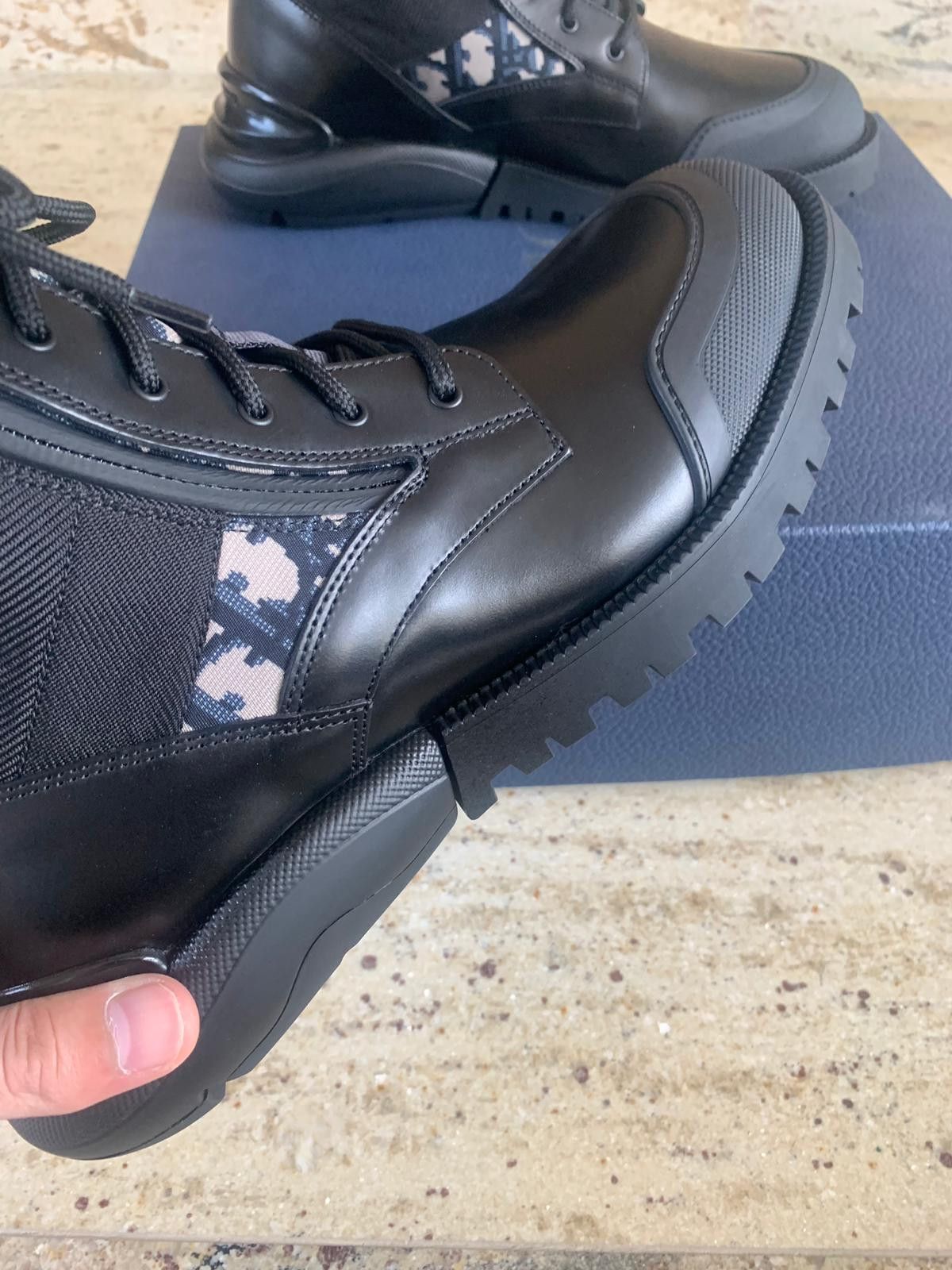 Dior Combat High Boots in Black Size US 7 / EU 40 - 16 Thumbnail