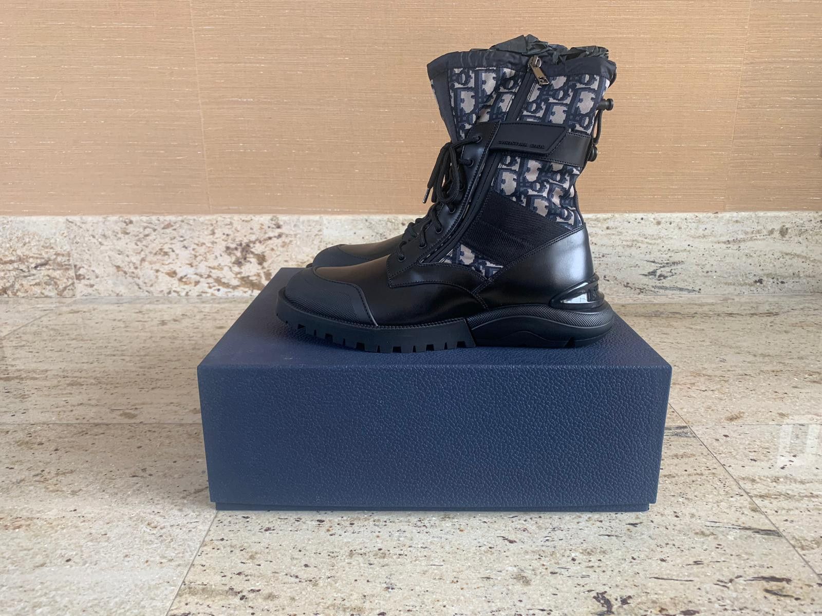 Dior Combat High Boots in Black Size US 7 / EU 40 - 1 Thumbnail