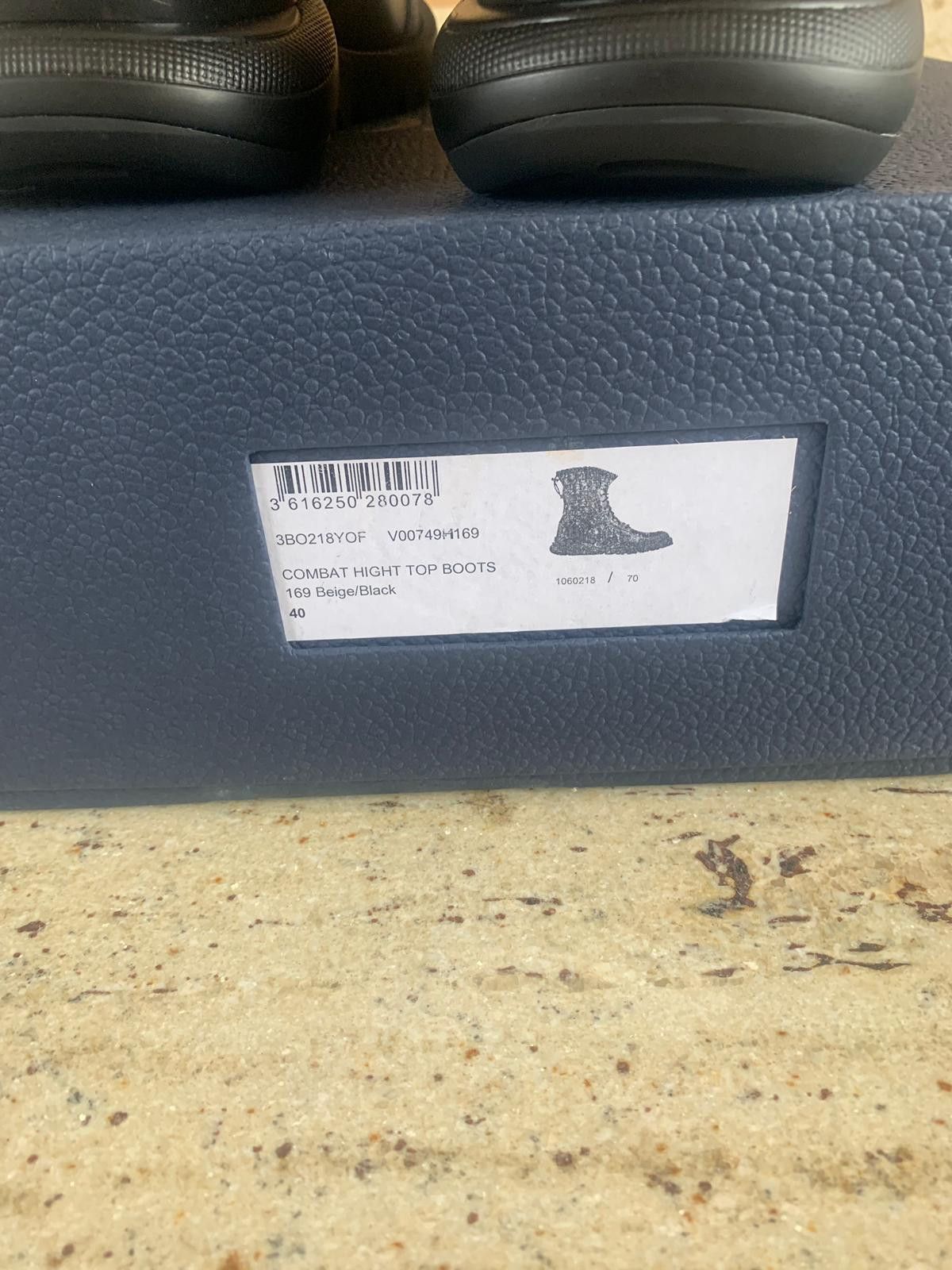 Dior Combat High Boots in Black Size US 7 / EU 40 - 13 Thumbnail