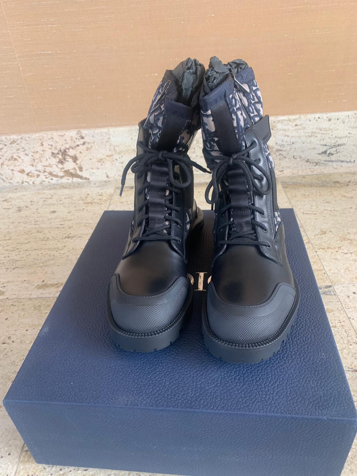 Dior Combat High Boots in Black Size US 7 / EU 40 - 6 Thumbnail