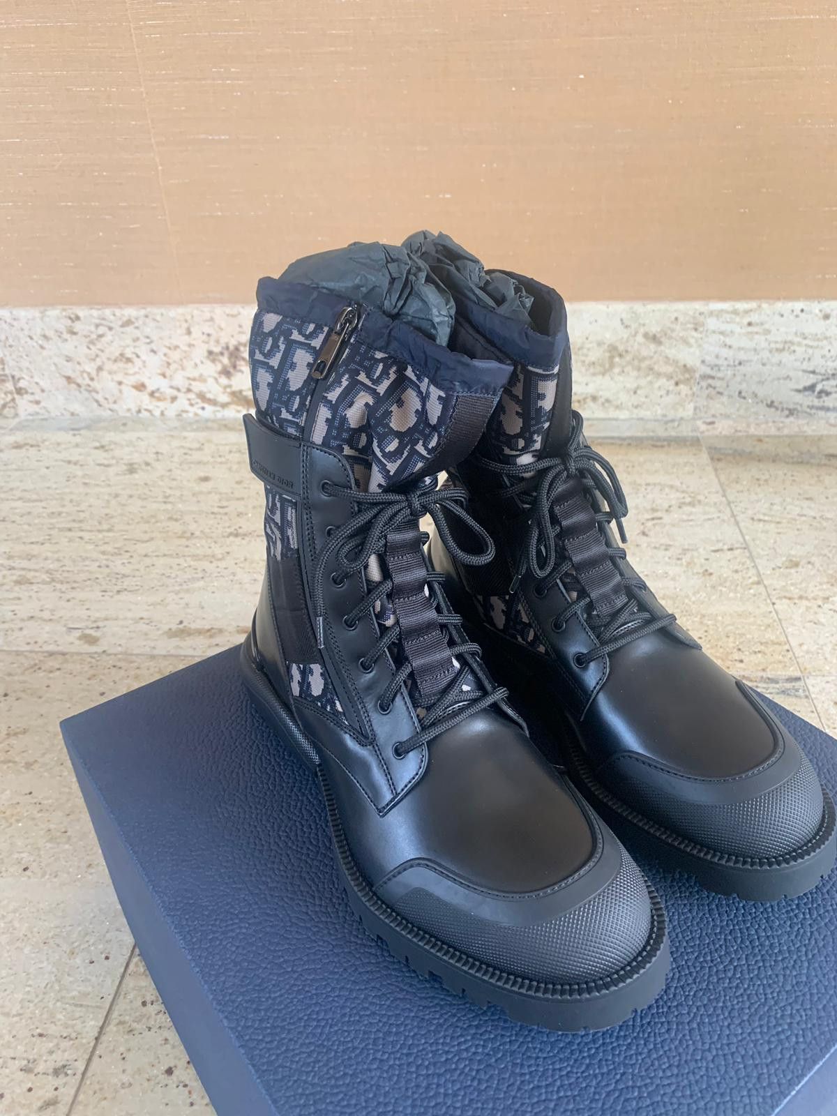 Dior Combat High Boots in Black Size US 7 / EU 40 - 8 Thumbnail
