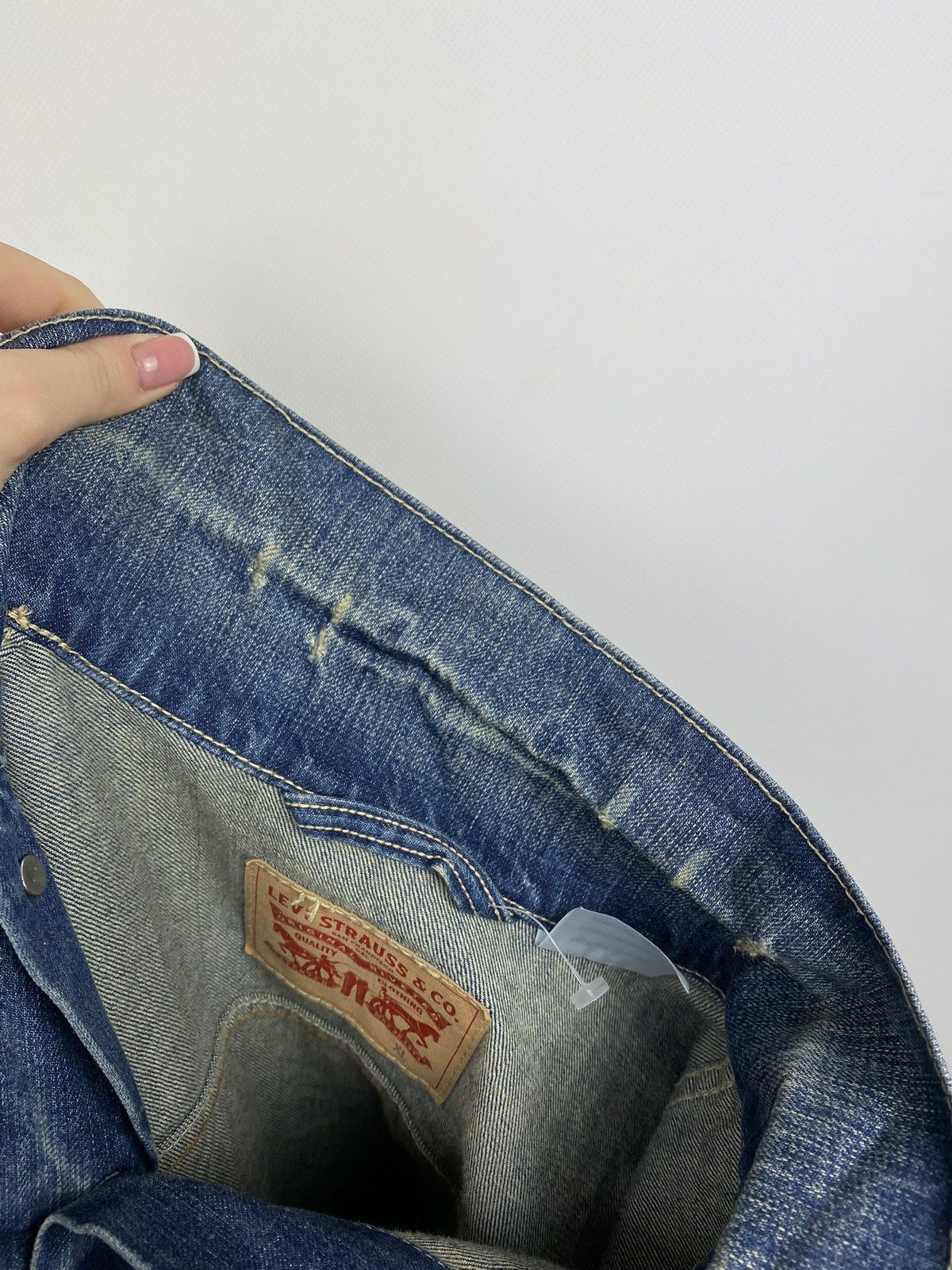 Levi's × Vintage Vintage Levi’s men’s denim trucker jacket size Xl Size US XL / EU 56 / 4 - 22 Thumbnail