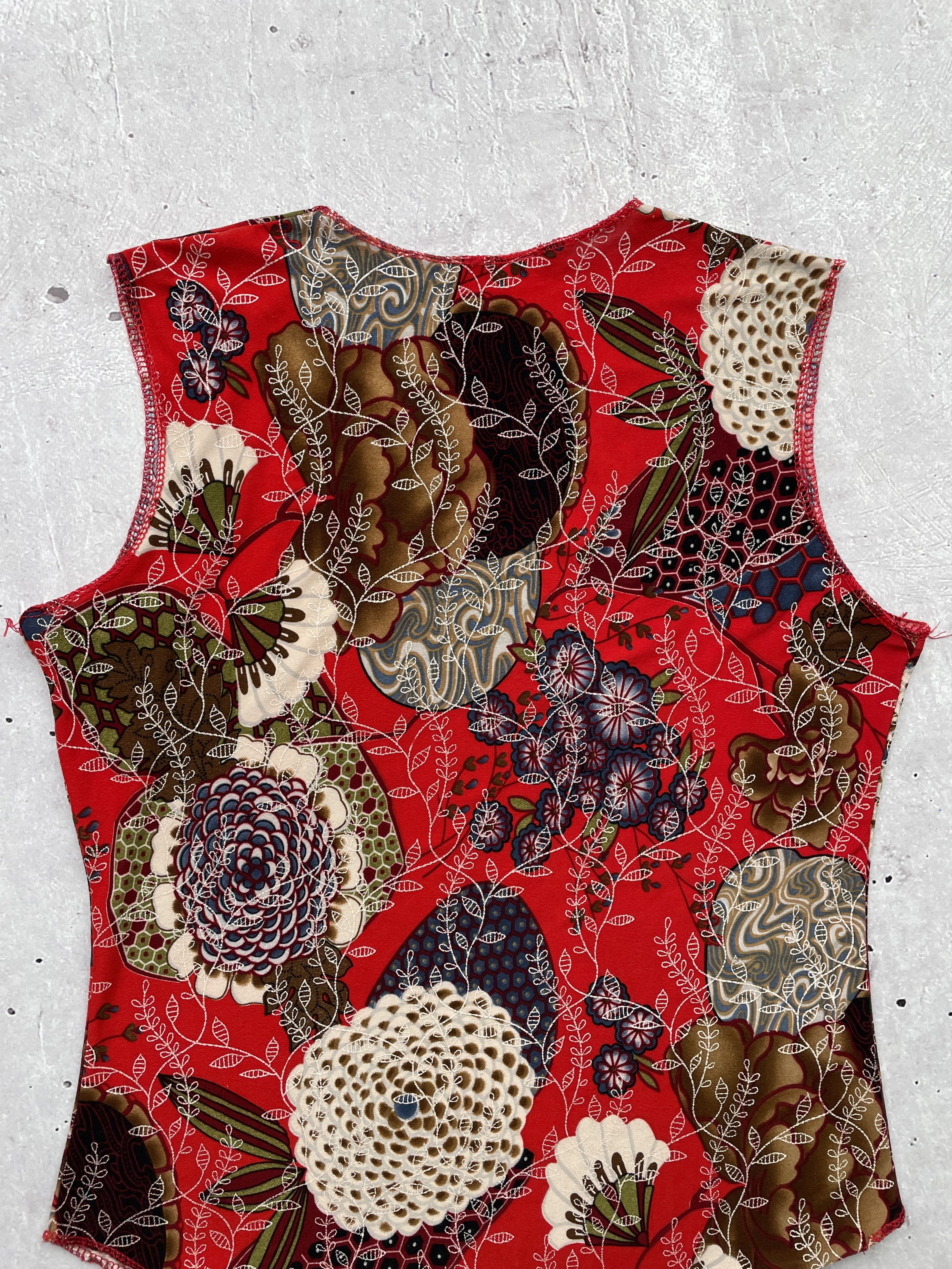 Japanese Brand × Vintage Vintage Printed Tank Top Size S / US 4 / IT 40 - 5 Thumbnail