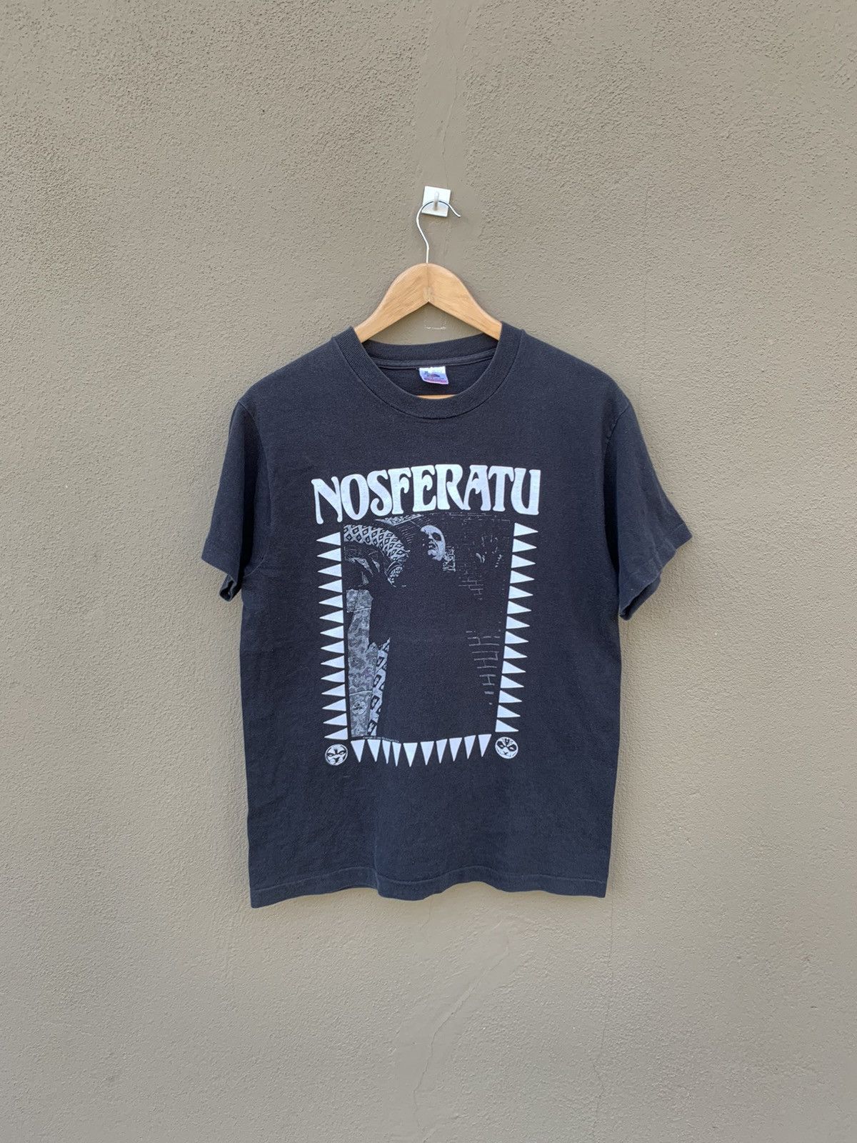 image of Fashion Victim x Movie Vintage 1991 Nosferatu Dracula Horror Movie Tee in Black, Men's (Size Medium