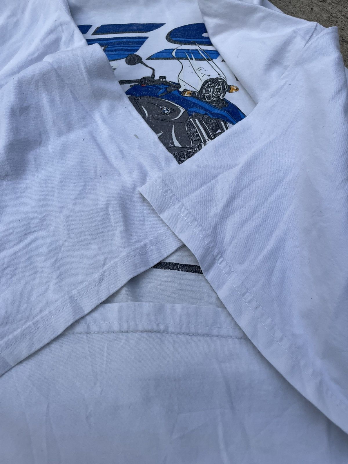 BMW × Vintage (You Can Offer) Vintage BMW R1200GS Motorcycle White T-shirt Size US XL / EU 56 / 4 - 9 Thumbnail