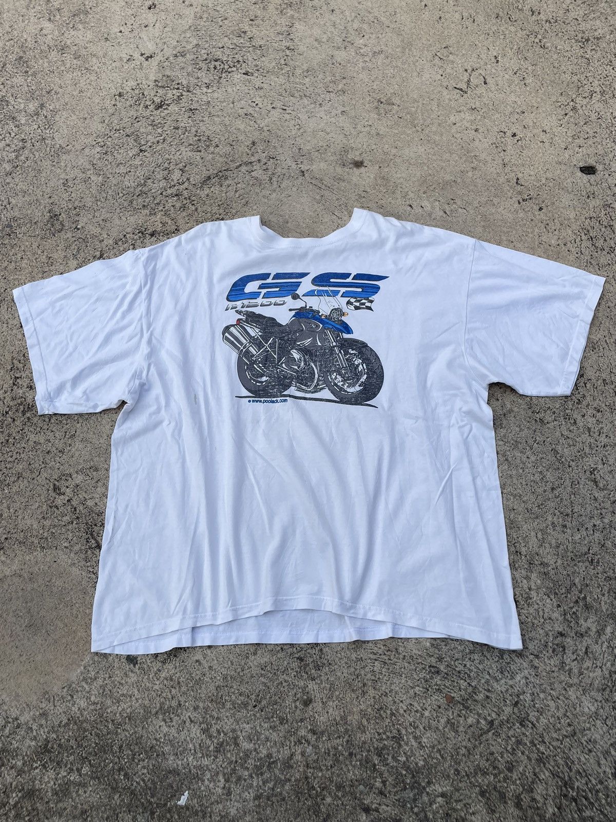 BMW × Vintage (You Can Offer) Vintage BMW R1200GS Motorcycle White T-shirt Size US XL / EU 56 / 4 - 2 Thumbnail