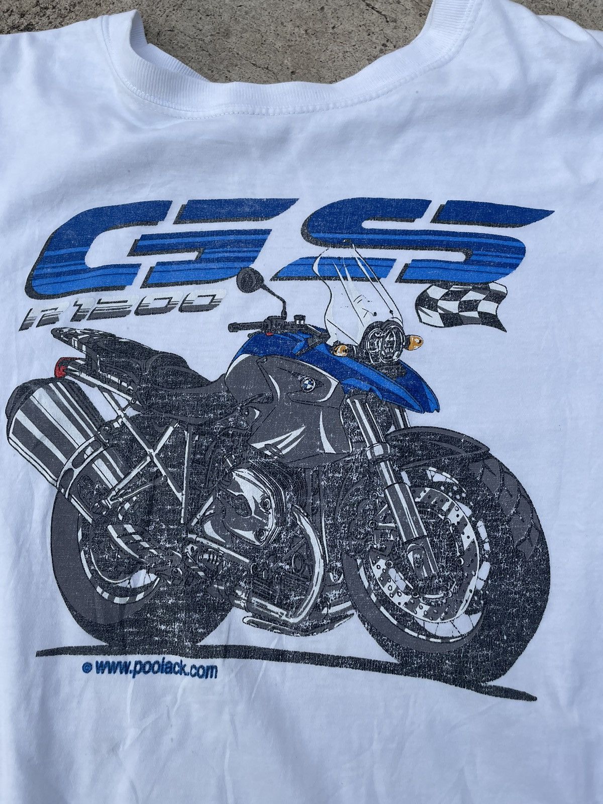 BMW × Vintage (You Can Offer) Vintage BMW R1200GS Motorcycle White T-shirt Size US XL / EU 56 / 4 - 3 Thumbnail