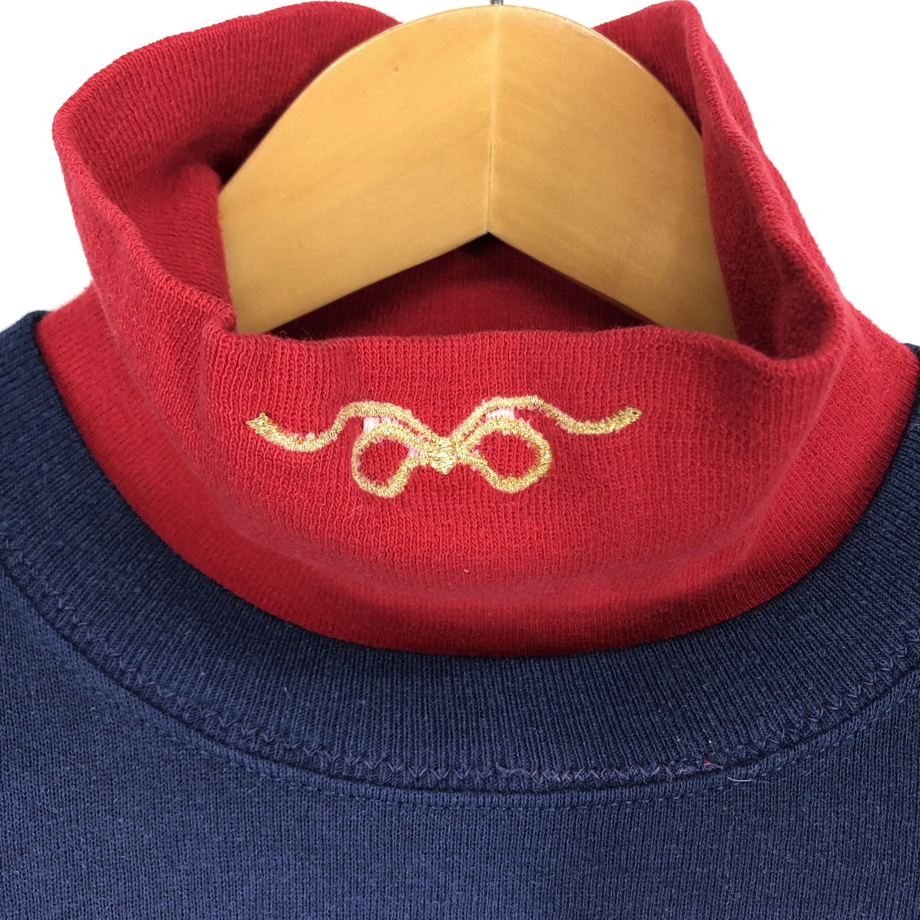 Vintage 90s Vintage GOPHER SPORT Turtle Neck Sweatshirt #2448-74 Size US L / EU 52-54 / 3 - 4 Thumbnail