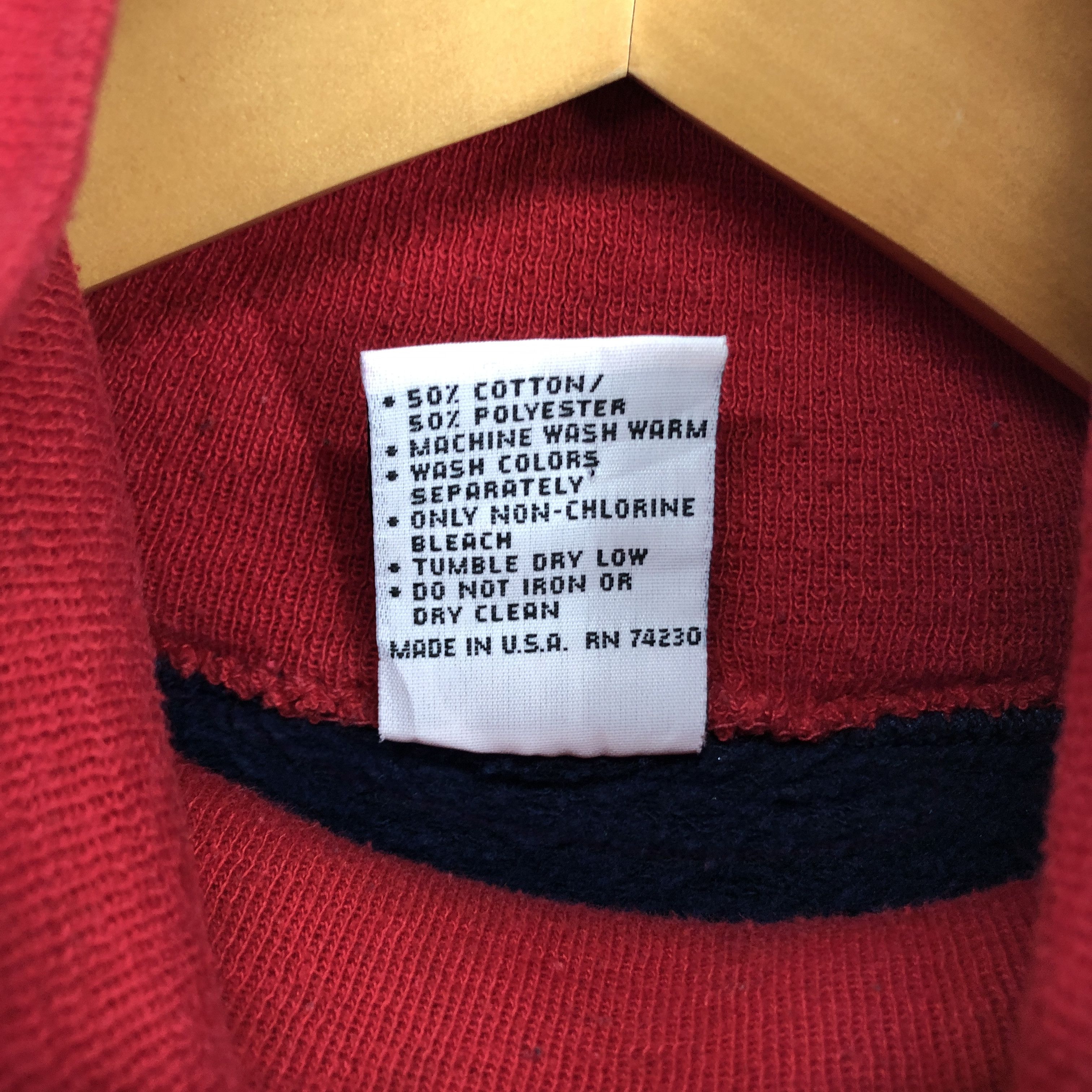 Vintage 90s Vintage GOPHER SPORT Turtle Neck Sweatshirt #2448-74 Size US L / EU 52-54 / 3 - 6 Thumbnail