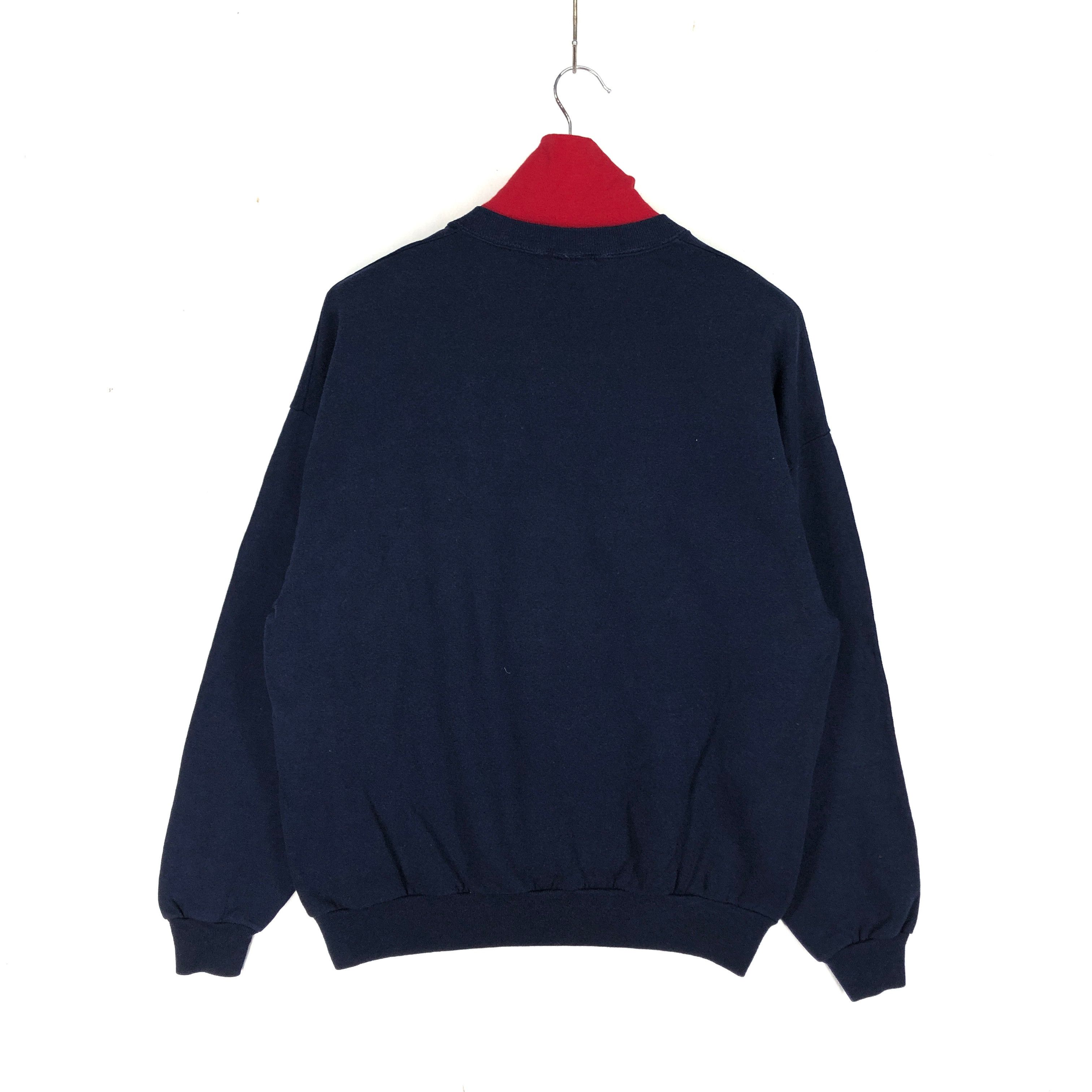 Vintage 90s Vintage GOPHER SPORT Turtle Neck Sweatshirt #2448-74 Size US L / EU 52-54 / 3 - 7 Thumbnail