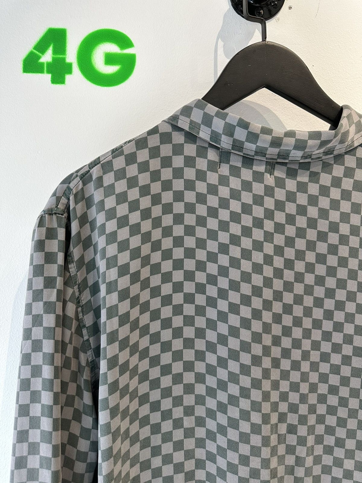 Enfants Riches Deprimes ERD 100% SILK CAMPAIGN SS20 CHECKERED SHIRT Size US L / EU 52-54 / 3 - 9 Thumbnail