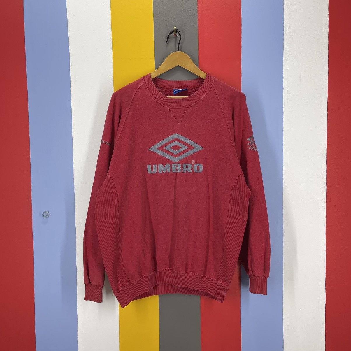 Vintage 90s Vintage UMBRO Crew Neck Sweatshirt #1086/AM | Grailed