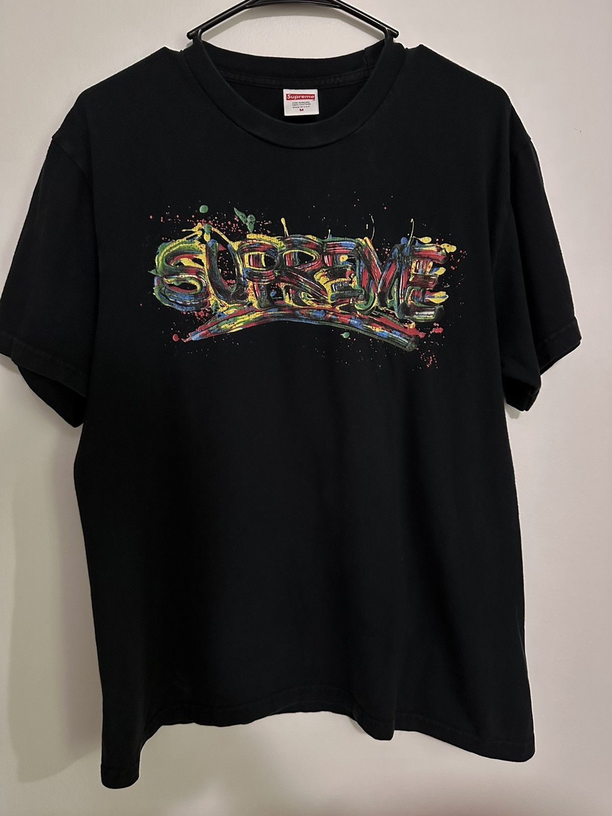 Supreme Paint Logo Tee | Grailed