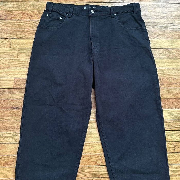 Vintage Vintage 90s Levi's Silvertab Black Baggy Denim Jeans 38x30