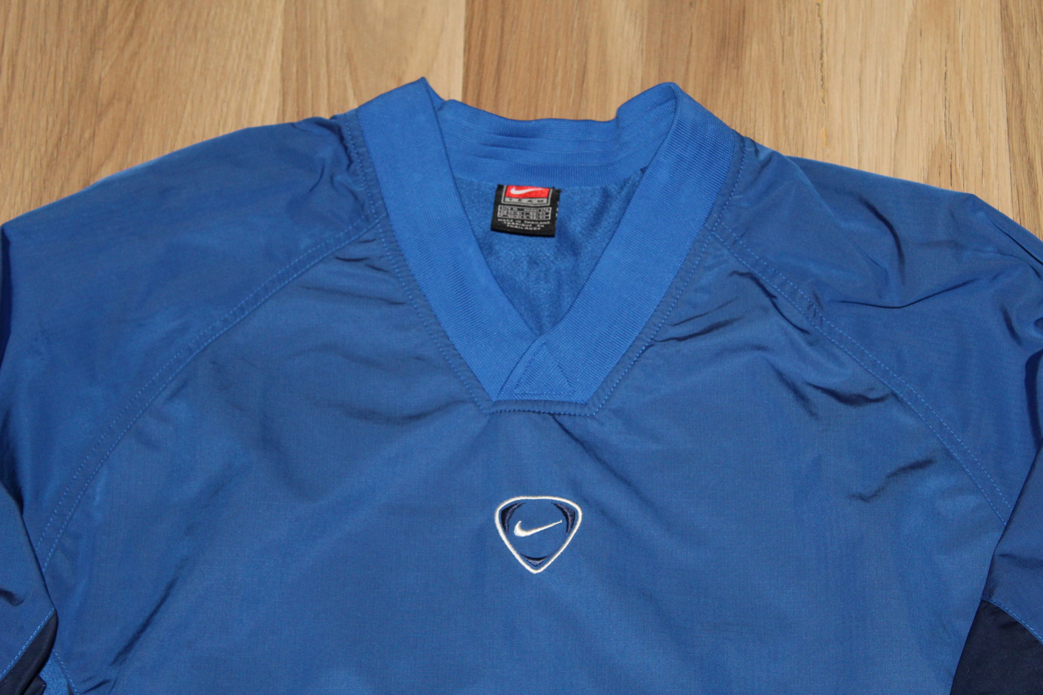 Nike × Nike ACG × Vintage Vintage Nike Team Center Swoosh Windbreaker Sweatshirt Size US L / EU 52-54 / 3 - 2 Thumbnail