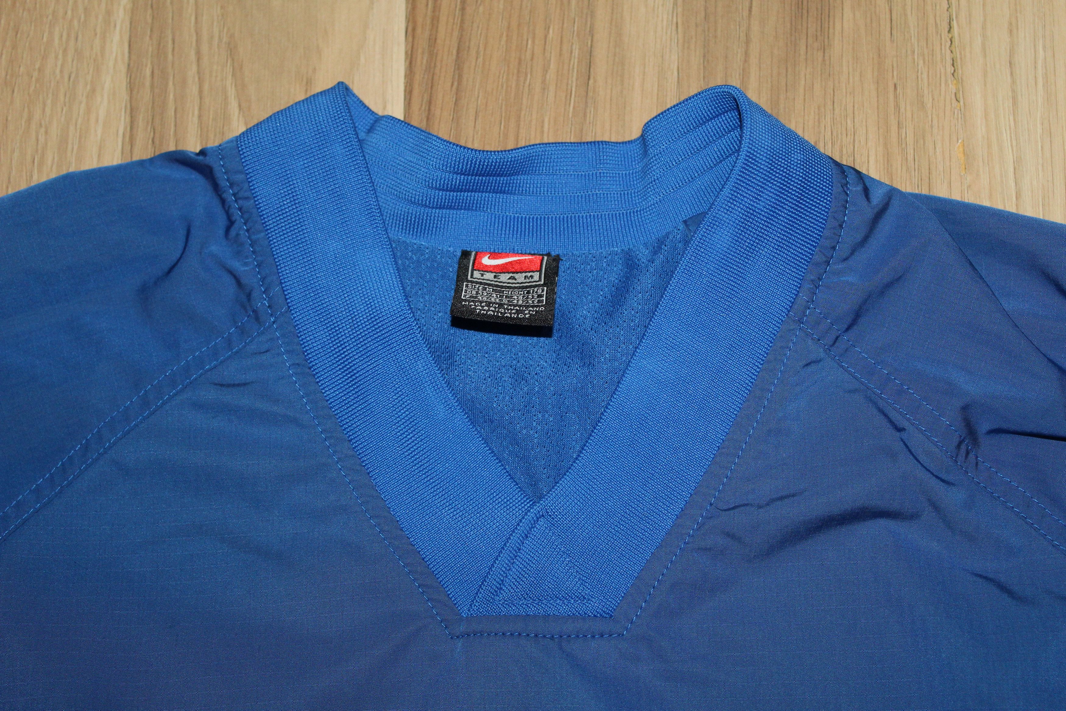 Nike × Nike ACG × Vintage Vintage Nike Team Center Swoosh Windbreaker Sweatshirt Size US L / EU 52-54 / 3 - 4 Thumbnail
