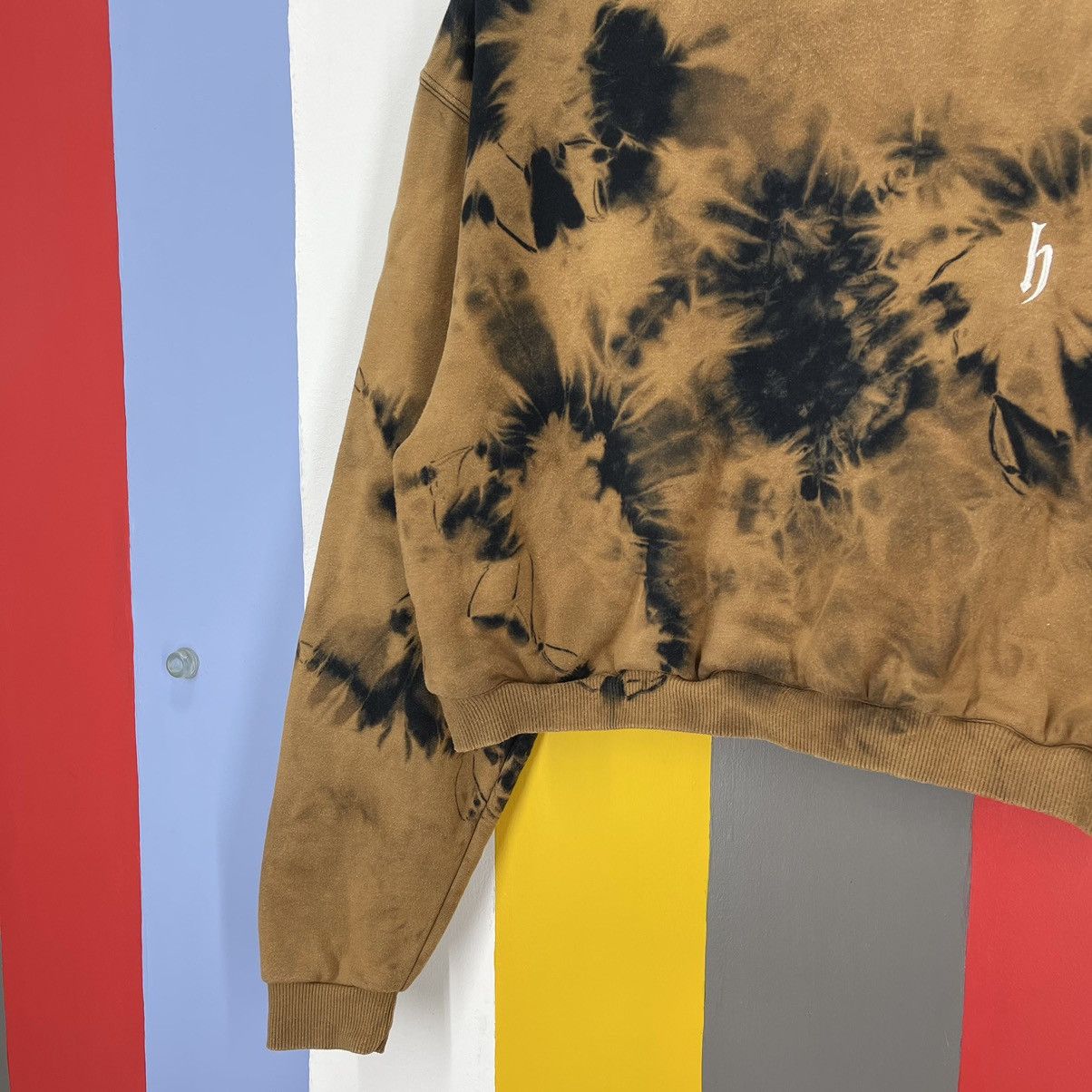 Japanese Brand DJ HONDA Crop Sweatshirt Acid Wash #1269/AR Size M / US 6-8 / IT 42-44 - 6 Thumbnail