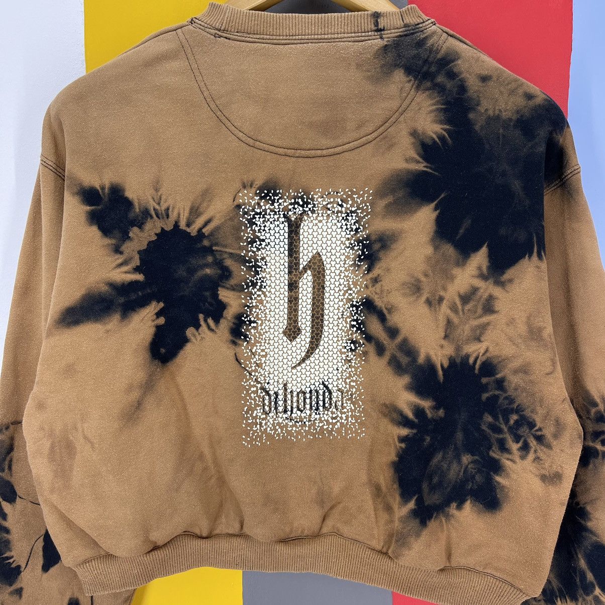 Japanese Brand DJ HONDA Crop Sweatshirt Acid Wash #1269/AR Size M / US 6-8 / IT 42-44 - 2 Thumbnail