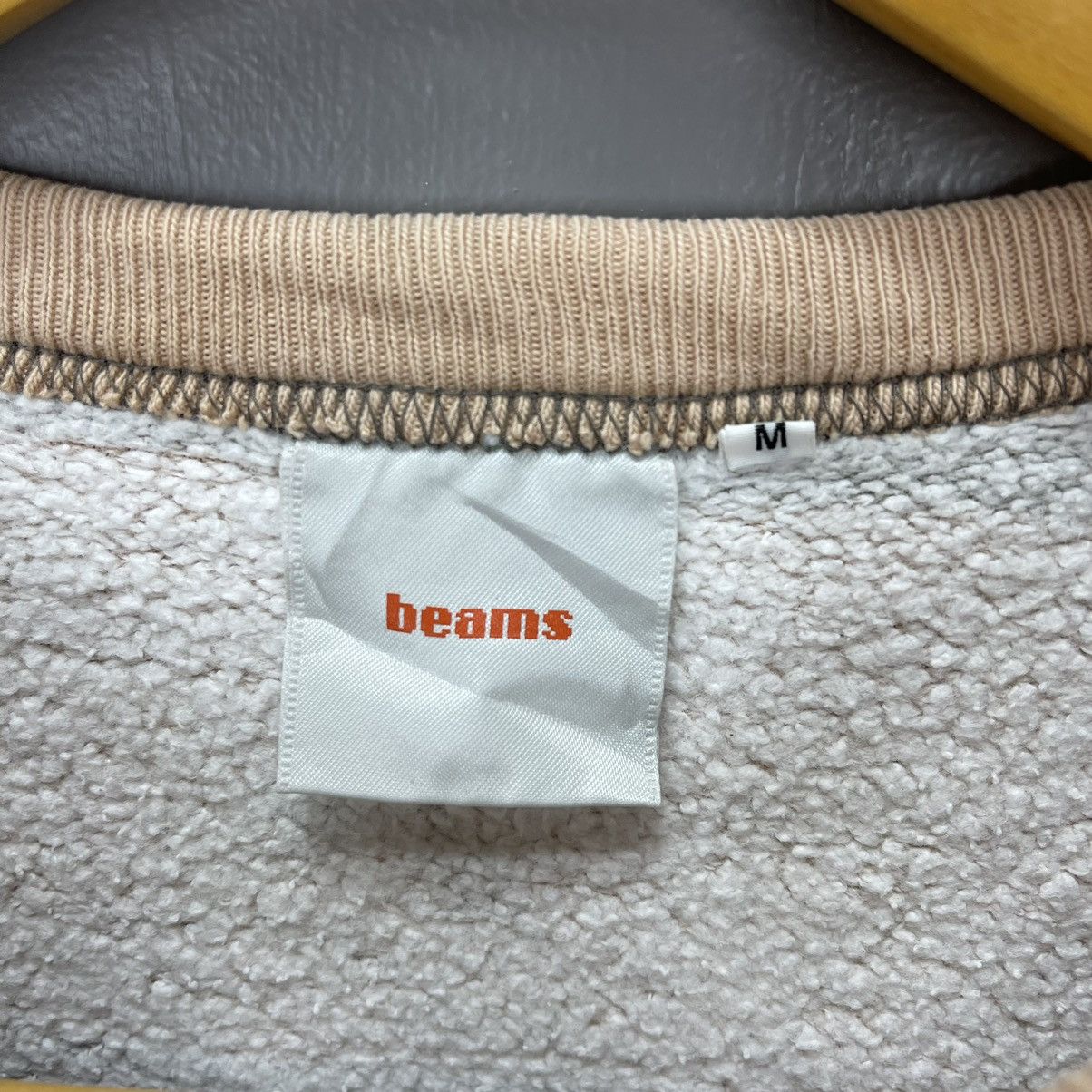 Beams Japan BEAMS Custom Crop Stripe Sweatshirt Acid Wash #1270/AR Size M / US 6-8 / IT 42-44 - 5 Thumbnail