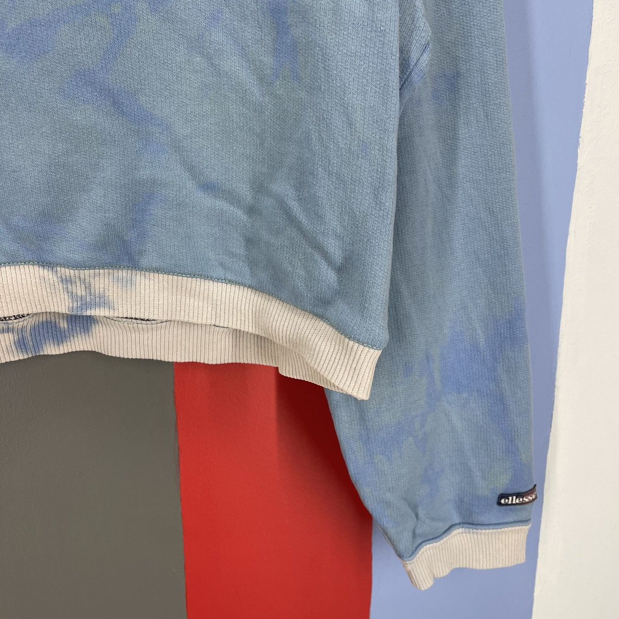Ellesse ELLESSE Custom Crop Sweatshirt Acid Wash #1271/AR Size S / US 4 / IT 40 - 6 Thumbnail
