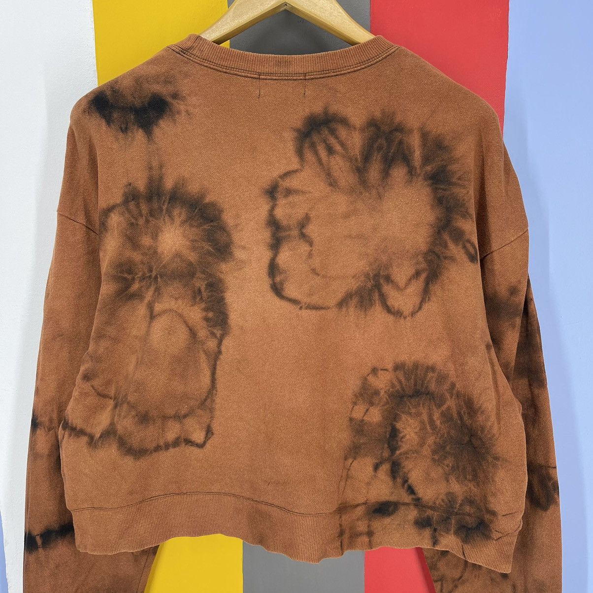 Kangol KANGOL Custom Crop Sweatshirt Acid Wash #1272/AR Size L / US 10 / IT 46 - 11 Thumbnail