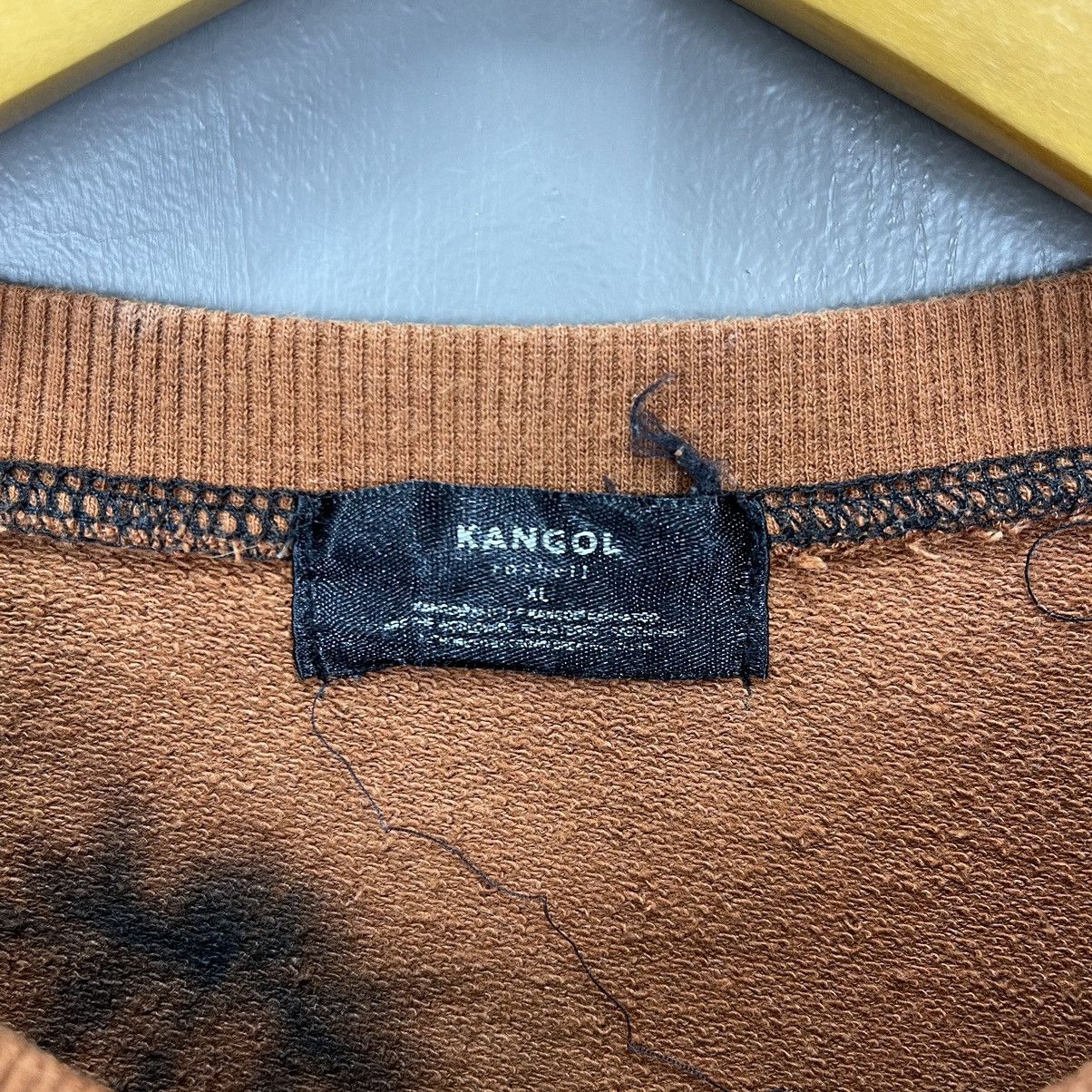 Kangol KANGOL Custom Crop Sweatshirt Acid Wash #1272/AR Size L / US 10 / IT 46 - 7 Thumbnail