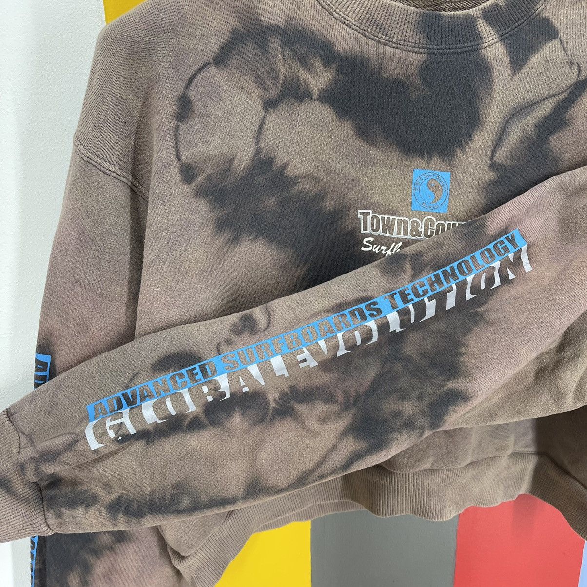 Other T & C SURF DESIGNS Custom Crop Sweatshirt Acid Wash #1273/AR Size M / US 6-8 / IT 42-44 - 6 Thumbnail