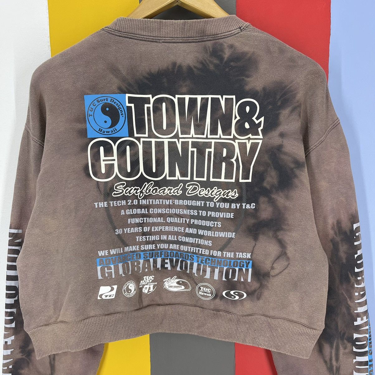 Other T & C SURF DESIGNS Custom Crop Sweatshirt Acid Wash #1273/AR Size M / US 6-8 / IT 42-44 - 2 Thumbnail