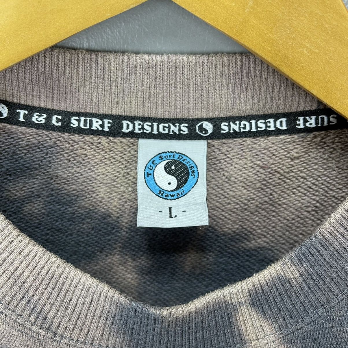 Other T & C SURF DESIGNS Custom Crop Sweatshirt Acid Wash #1273/AR Size M / US 6-8 / IT 42-44 - 9 Thumbnail