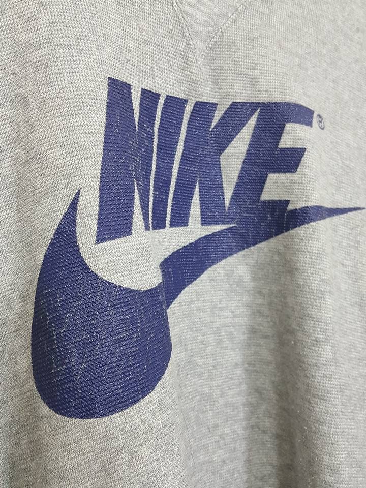 Nike × Vintage Vintage NIKE Swoosh Crewneck 90s Style Sweatshirt 90s Style Size US L / EU 52-54 / 3 - 4 Thumbnail