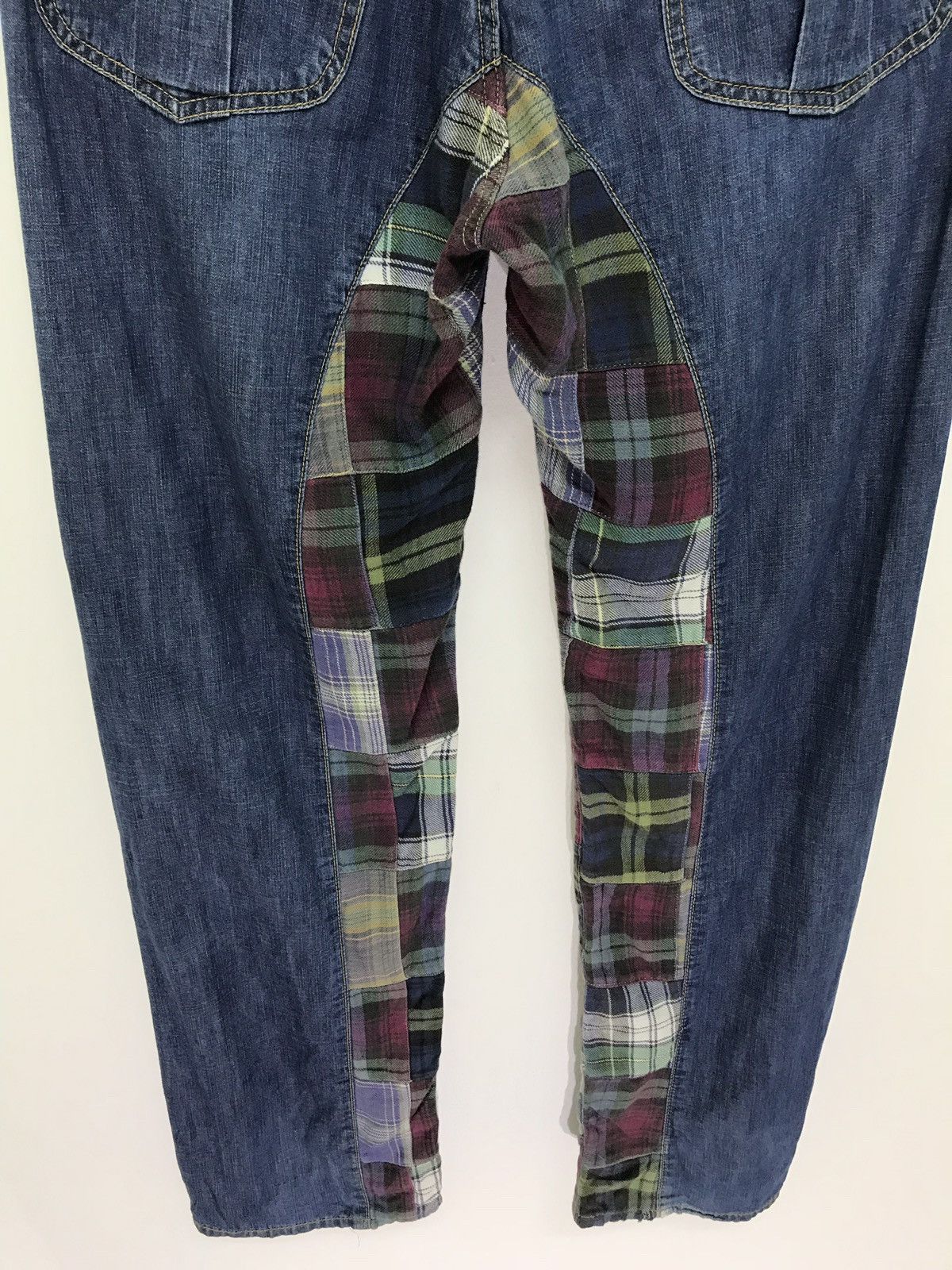 Japanese Brand Japan Brand Montage Thin Denim Pant Patchwork Regular Size US 32 / EU 48 - 9 Thumbnail