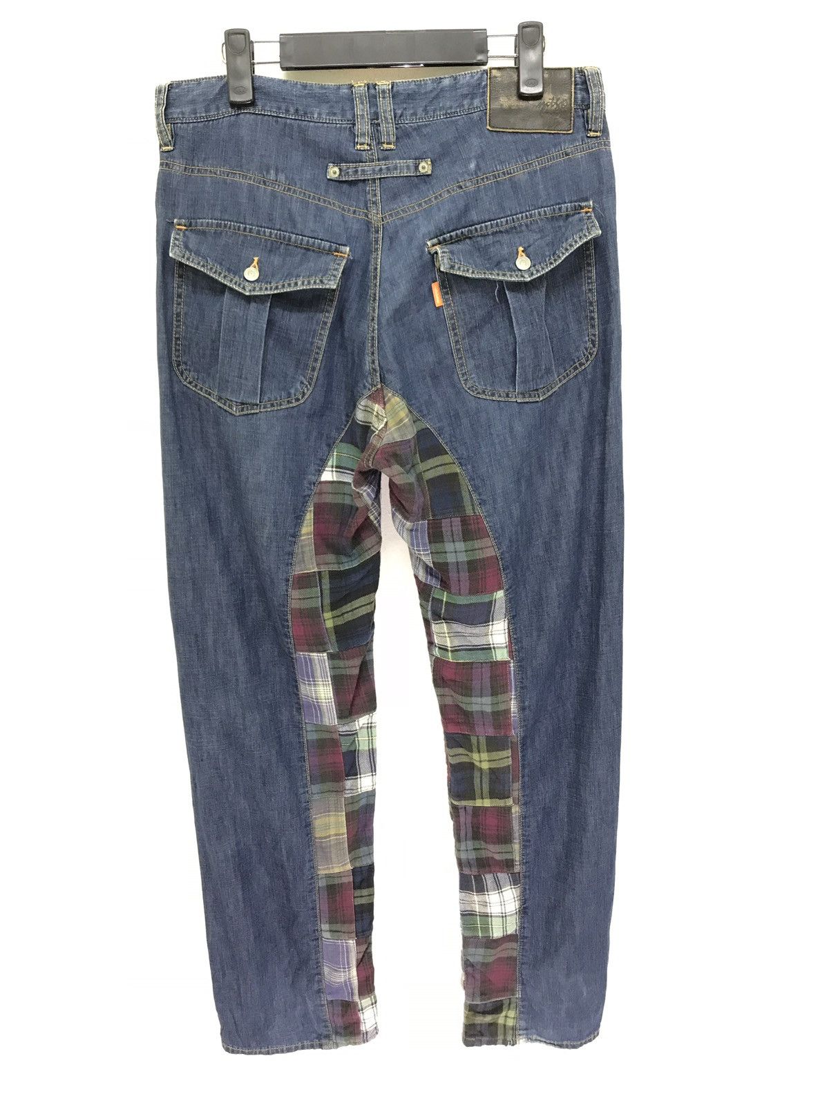 Japanese Brand Japan Brand Montage Thin Denim Pant Patchwork Regular Size US 32 / EU 48 - 8 Thumbnail