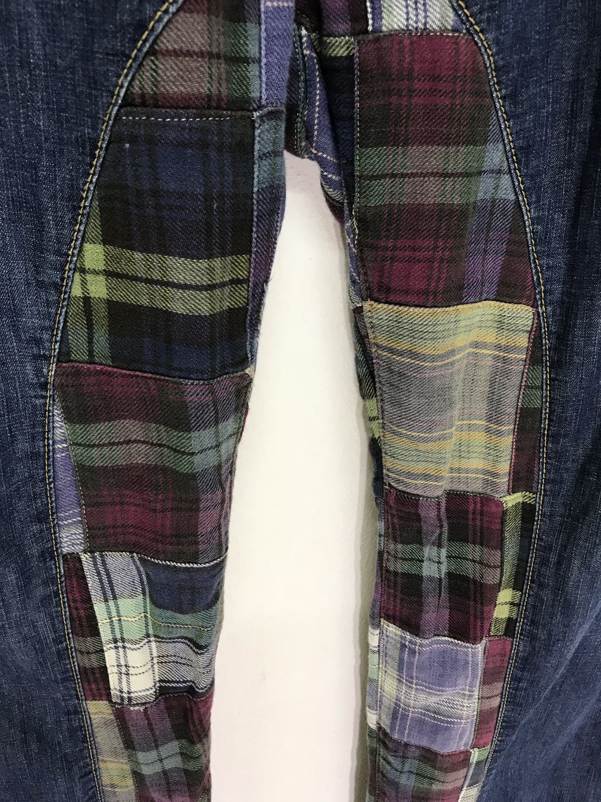 Japanese Brand Japan Brand Montage Thin Denim Pant Patchwork Regular Size US 32 / EU 48 - 5 Thumbnail