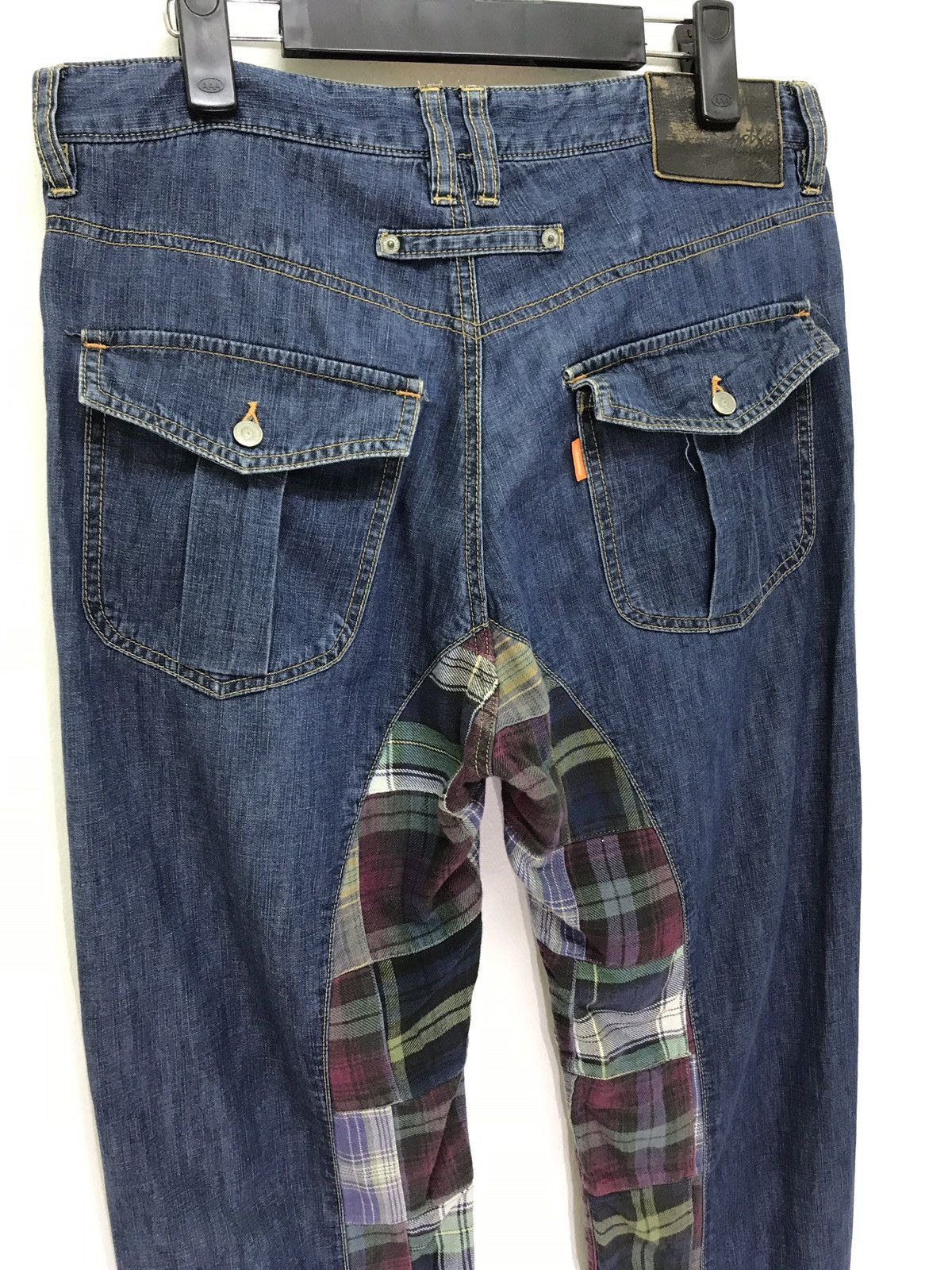 Japanese Brand Japan Brand Montage Thin Denim Pant Patchwork Regular Size US 32 / EU 48 - 10 Thumbnail