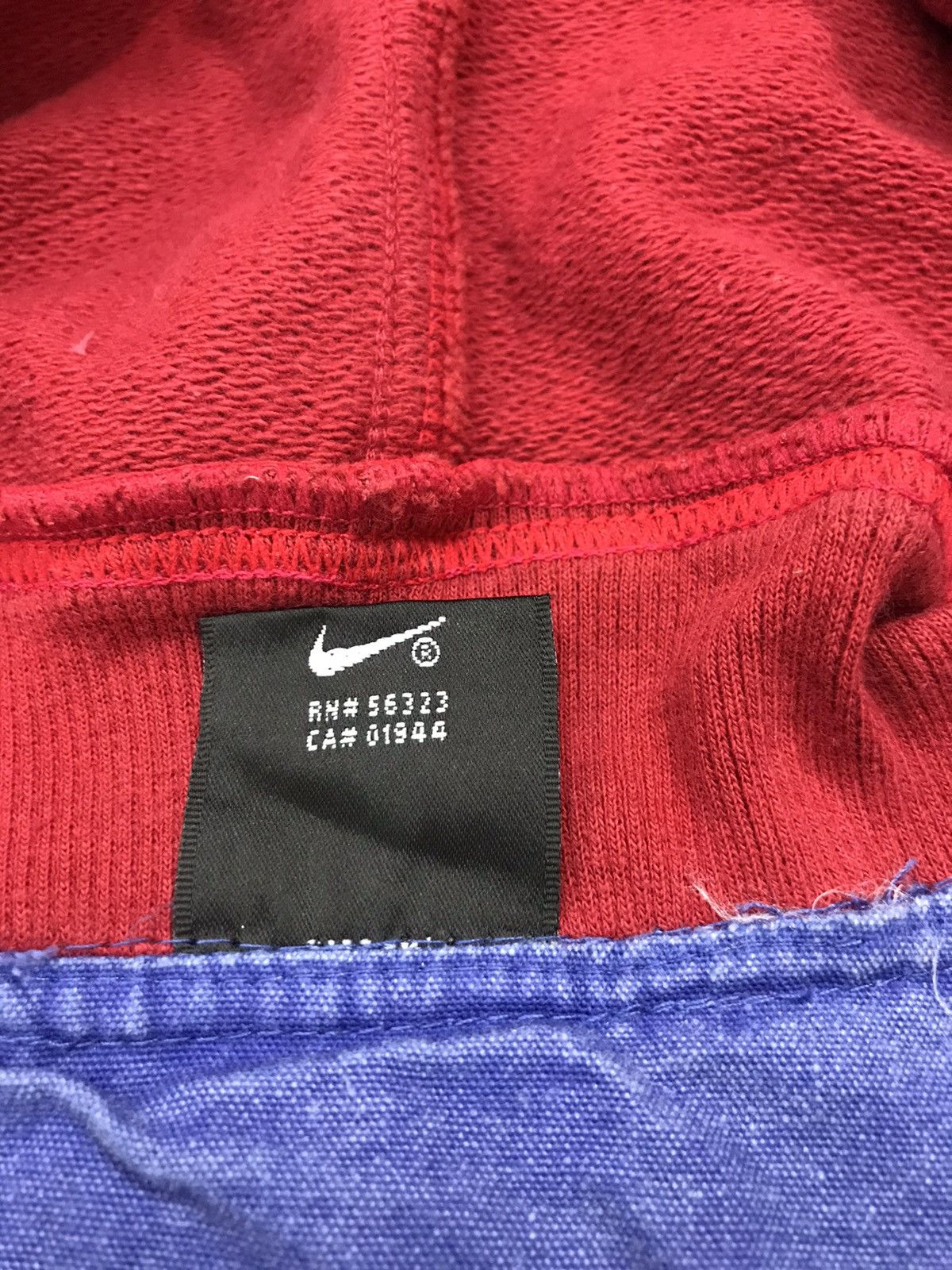 Nike × Vintage RARE Nike Parka Hoodies Jacket Mix Denim Jeans Size US XL / EU 56 / 4 - 7 Thumbnail