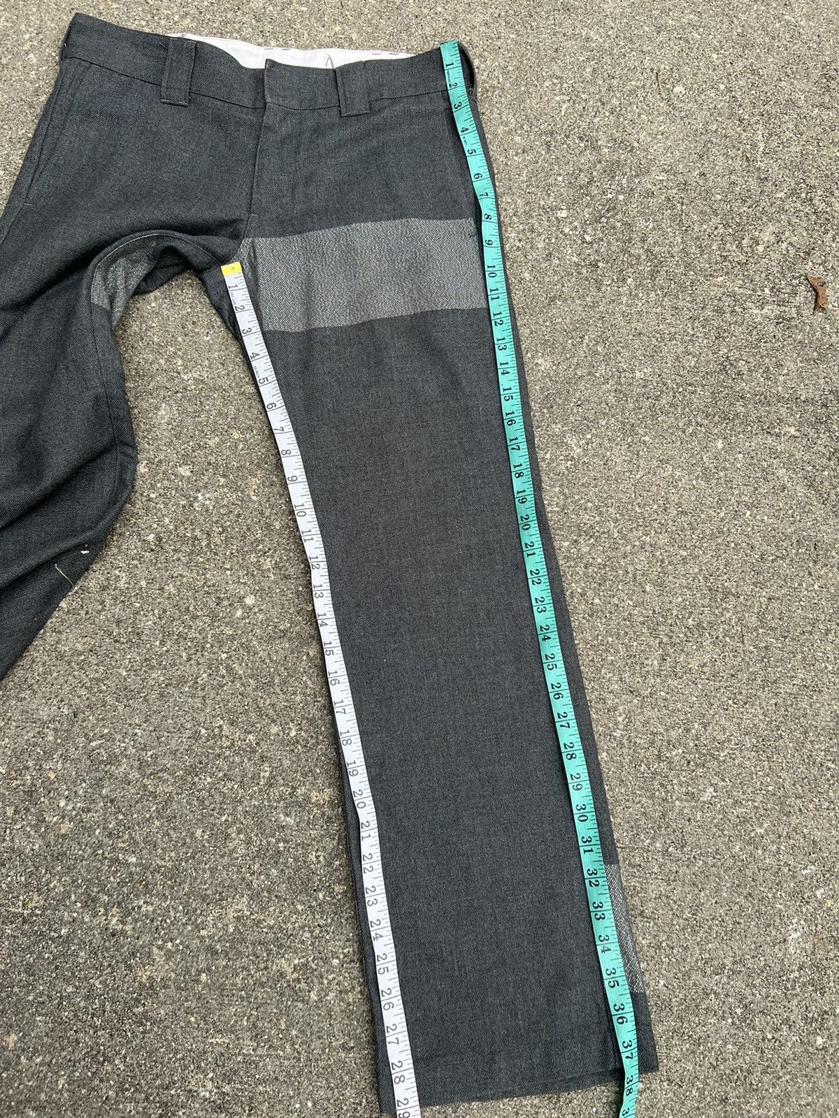 Designer Japan ICHI-MIRI Glittering Border Striped Low Rise Trouser Size US 30 / EU 46 - 4 Thumbnail