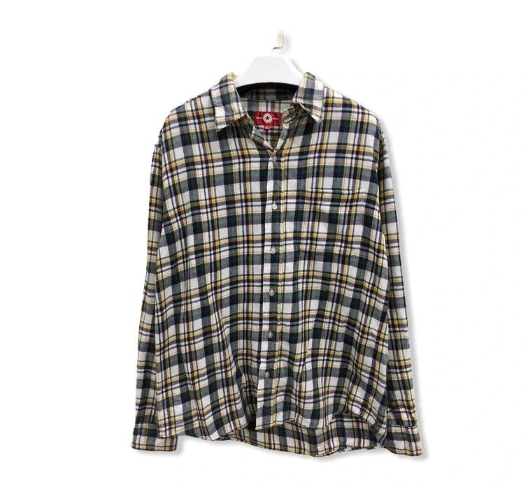 image of Vintage Converse Plaid Tartan Flannel Shirt, Men's (Size Medium)