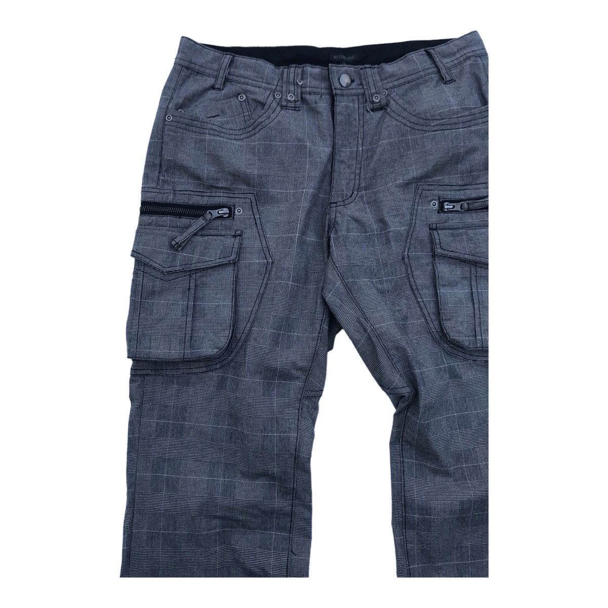 Other Authentic Checked Multipocket Streetwear Cargo Pants Size US 29 - 3 Thumbnail
